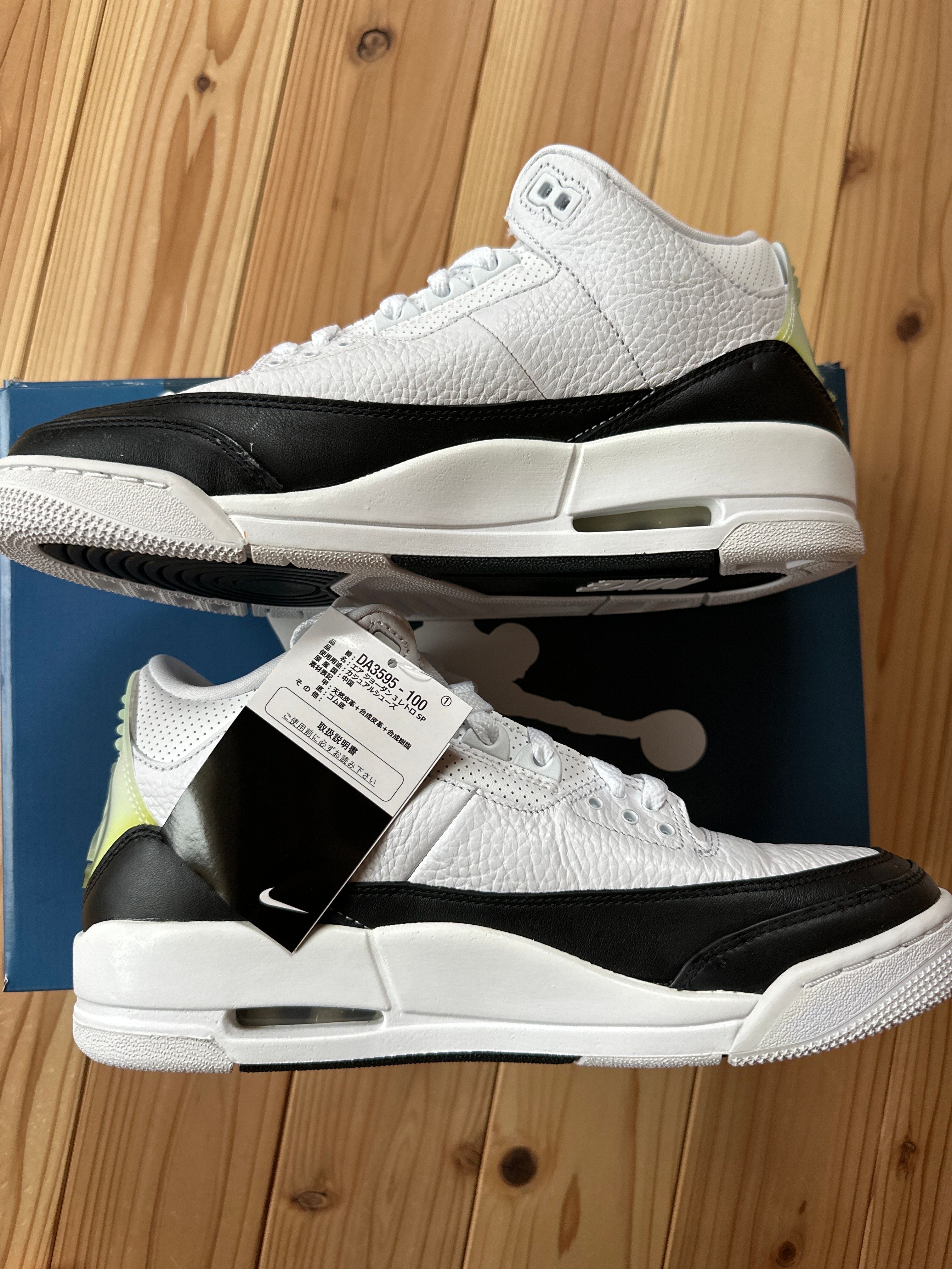 Fragment × Nike Air Jordan 3 "White/Black"