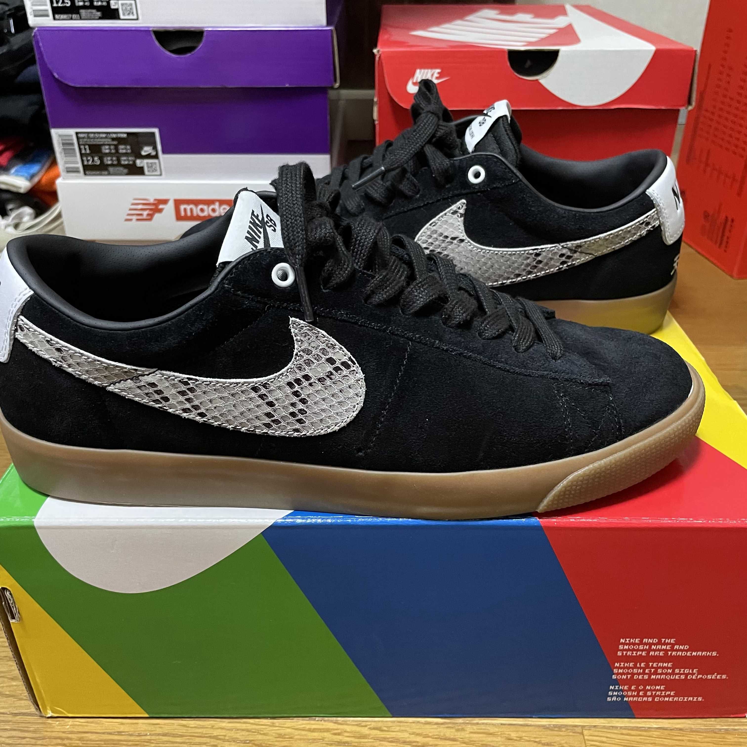 Wacko Maria × Nike SB Blazer Low "Black"