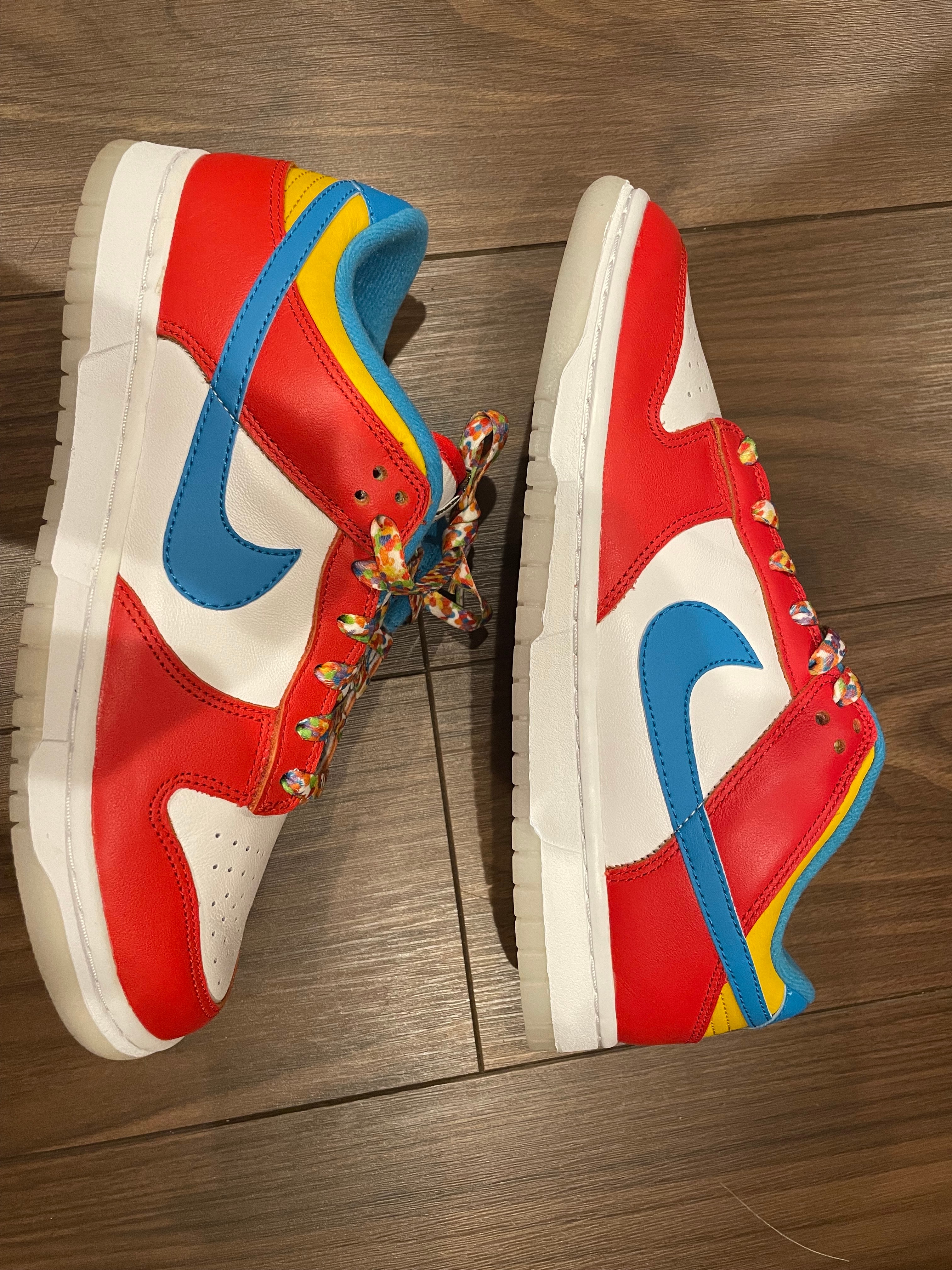 FRUiTY PEBBLESTM × Nike Dunk Low QS "Habanero Red/Dark Sulfur/Laser Blue"