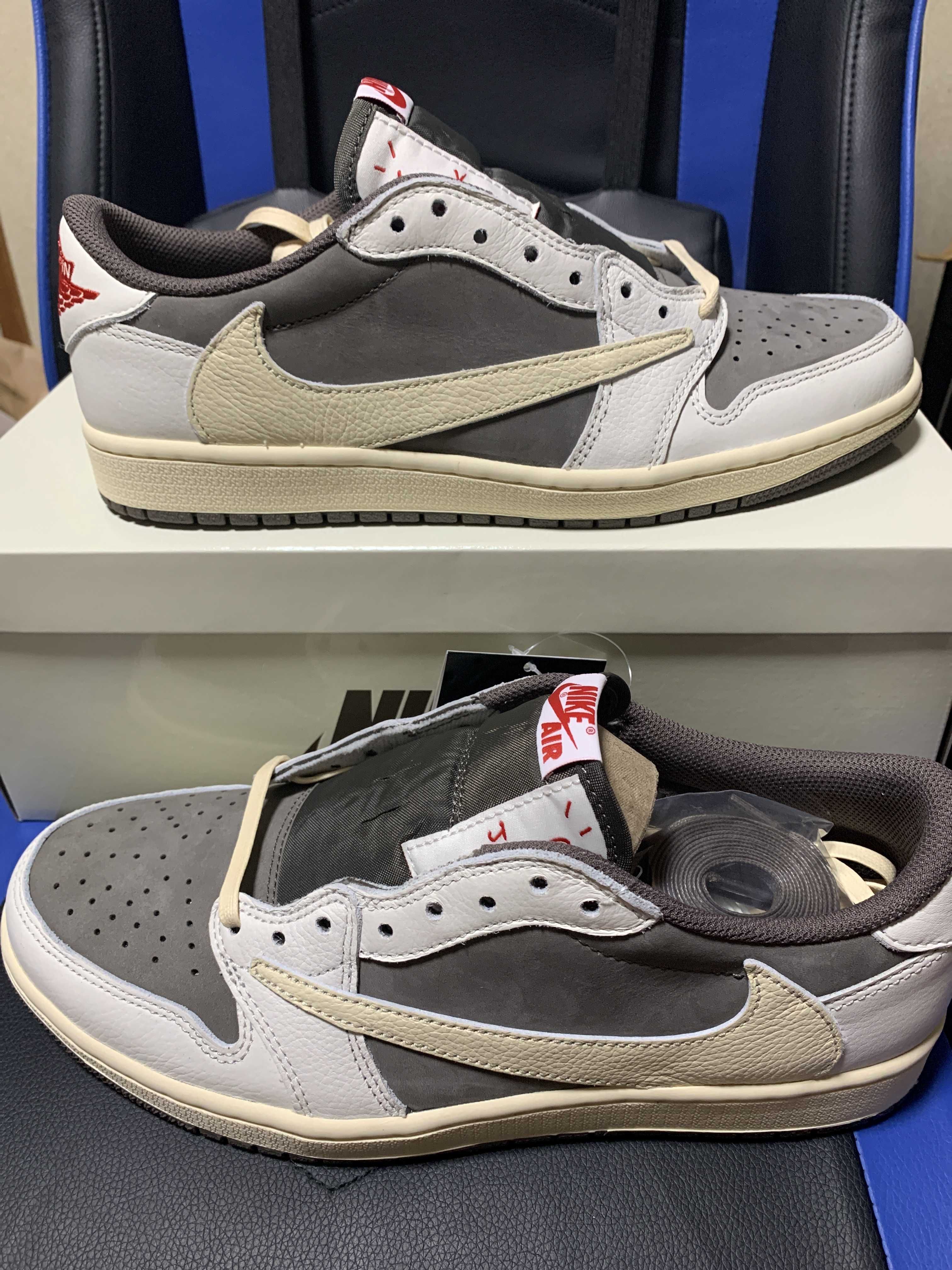 Travis Scott × Nike Air Jordan 1 Low OG SP "Reverse Mocha/Sail and Ridgerock"
