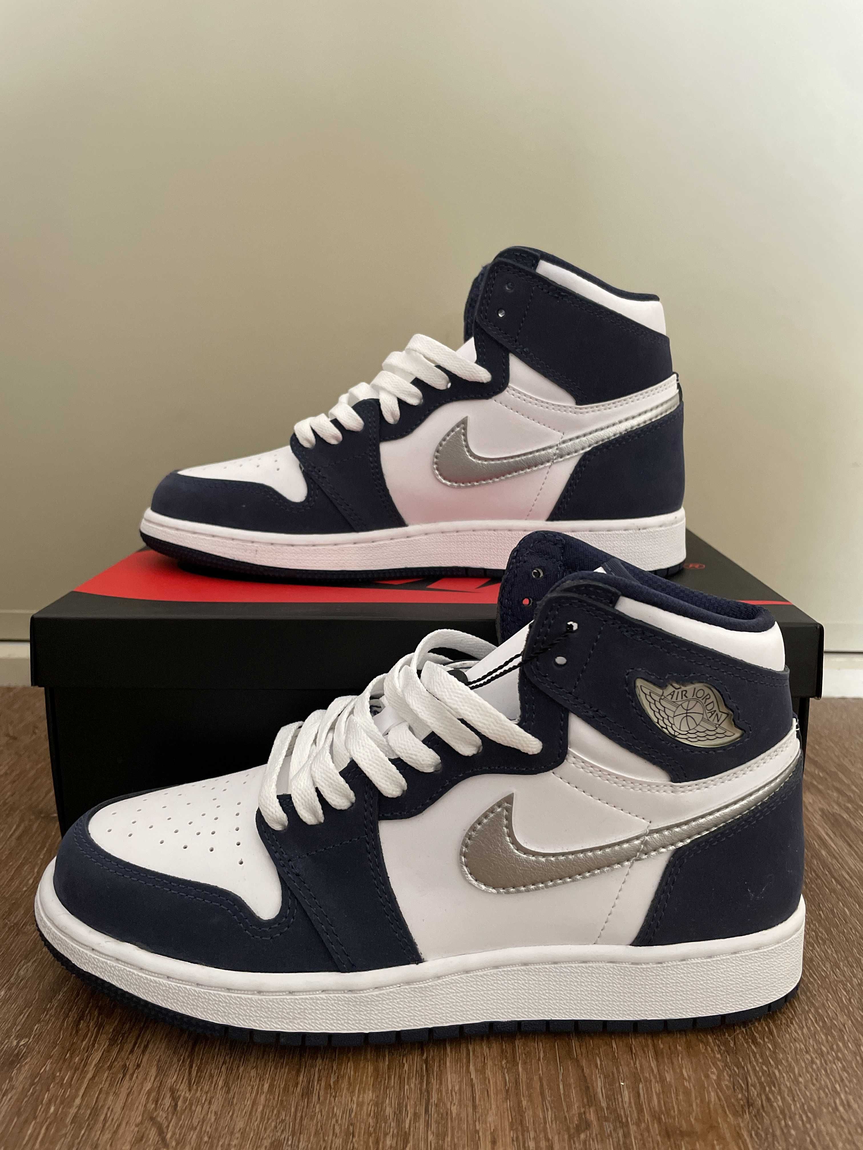 Nike GS Air Jordan 1 High OG CO.JP "Midnight Navy" (2020)(ブリーフケースなし)
