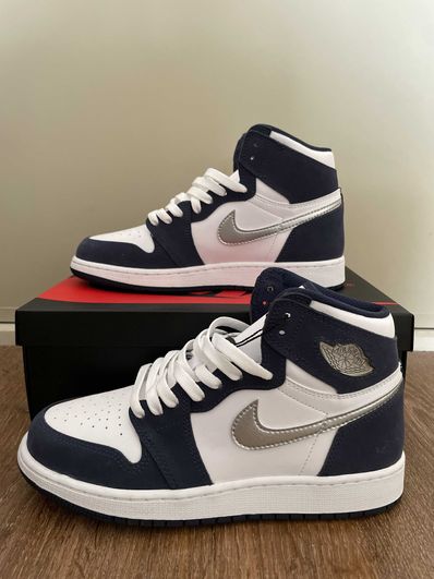 Nike GS Air Jordan 1 High OG CO.JP "Midnight Navy" (2020)(ブリーフケースなし)