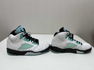 Nike Air Jordan 5 "White/Black/Island Green"