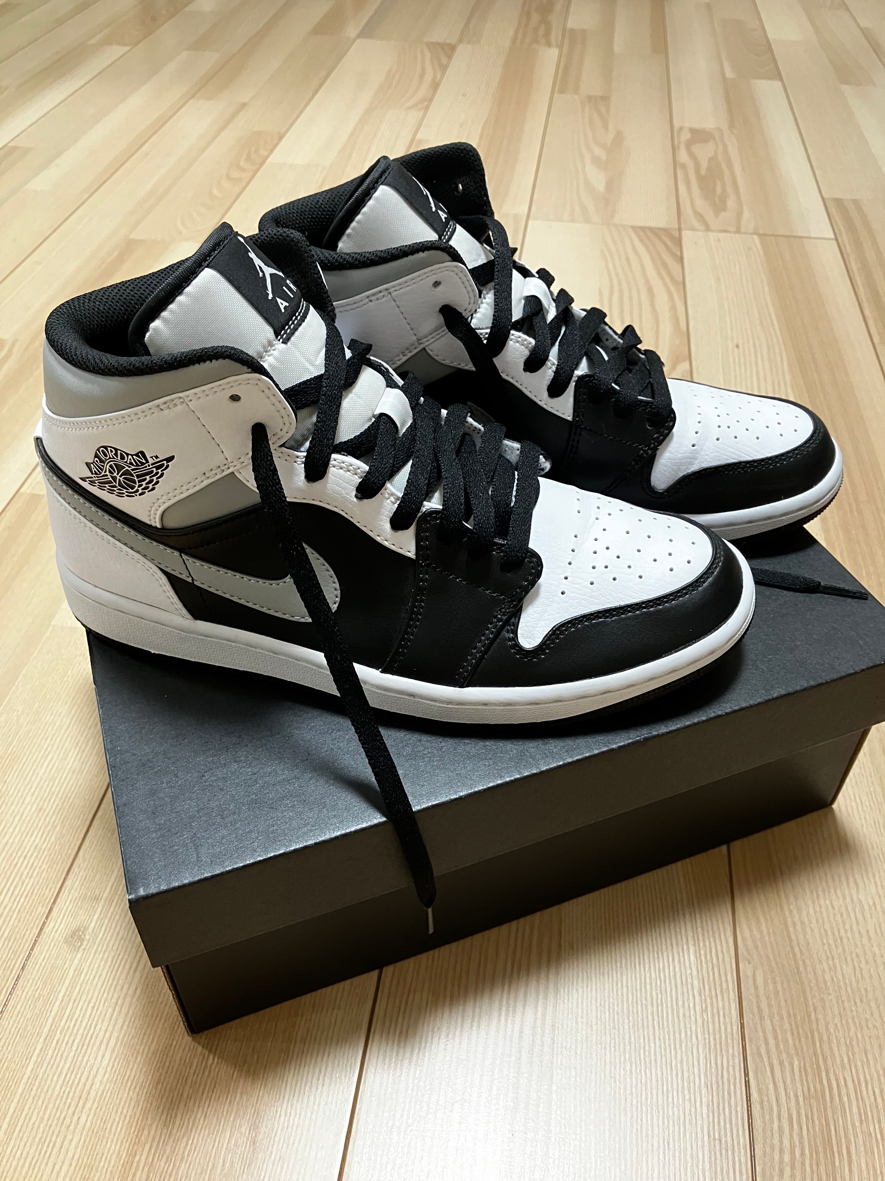 NIKE AIR JORDAN 1 MID "WHITE SHADOW"