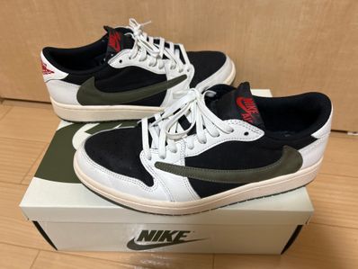 Travis Scott × Nike Women's Air Jordan 1 Low OG "Medium Olive"
