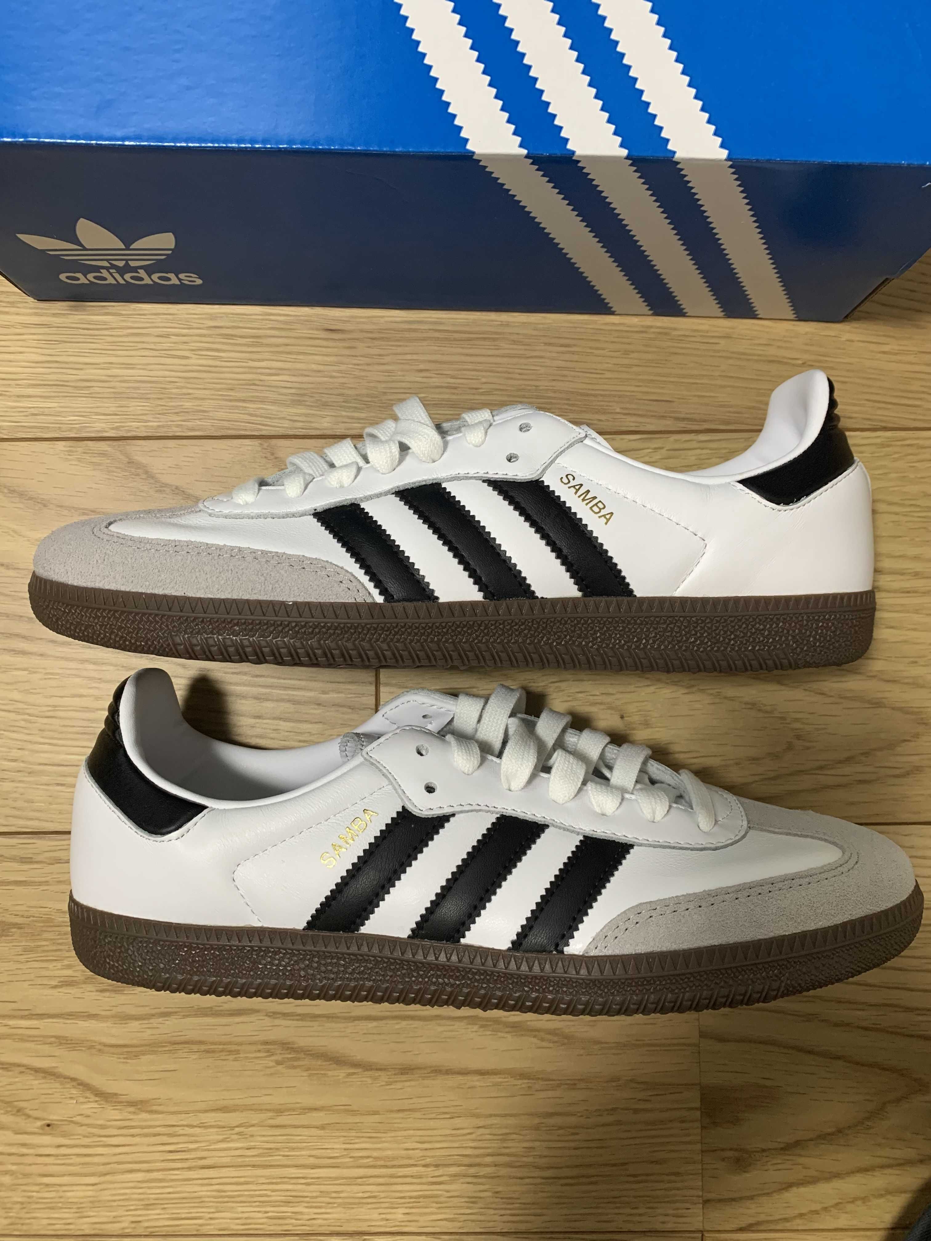 adidas Samba OG "Cloud White/Core Black/Clear Granite"