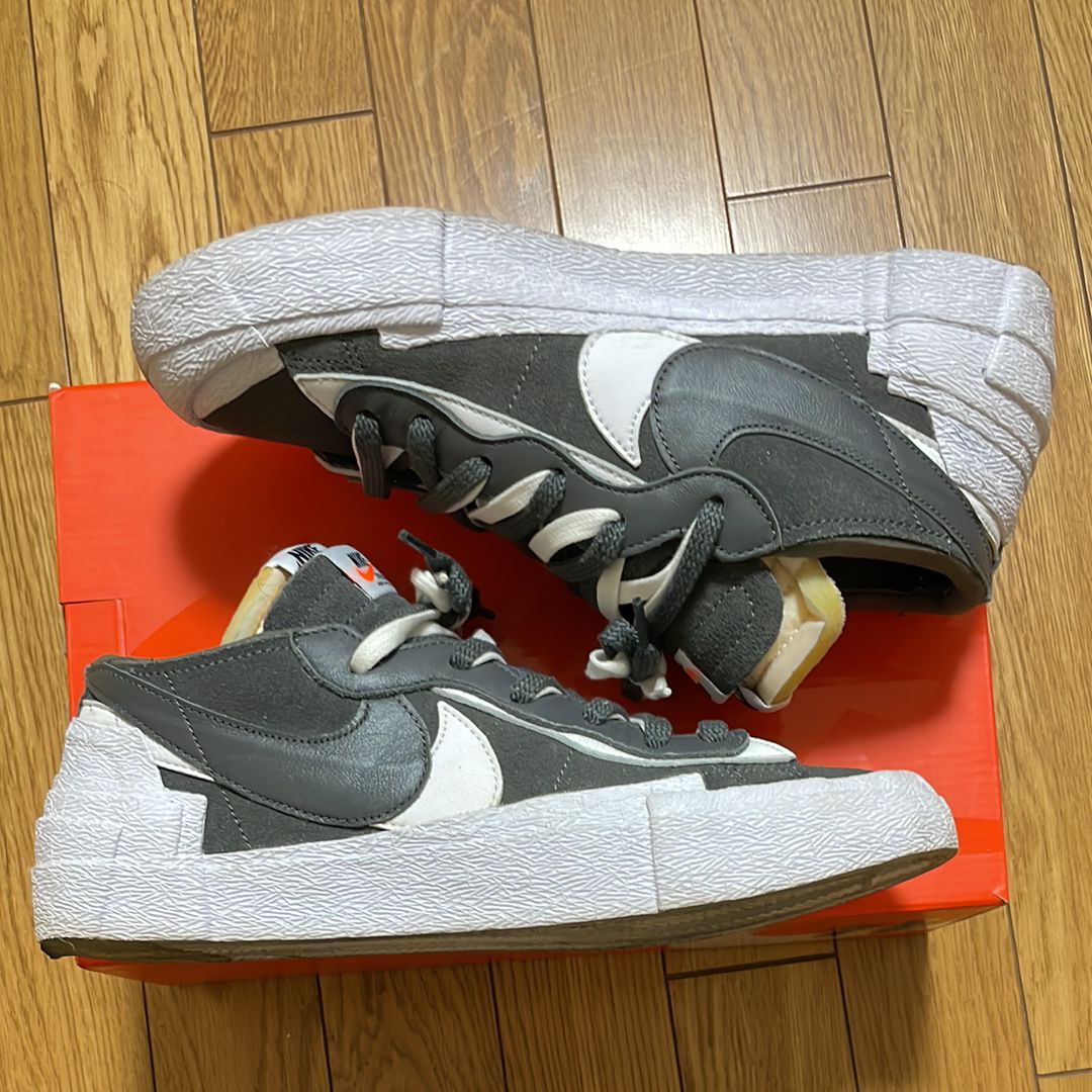 Sacai × Nike Blazer Low "Iron Grey"