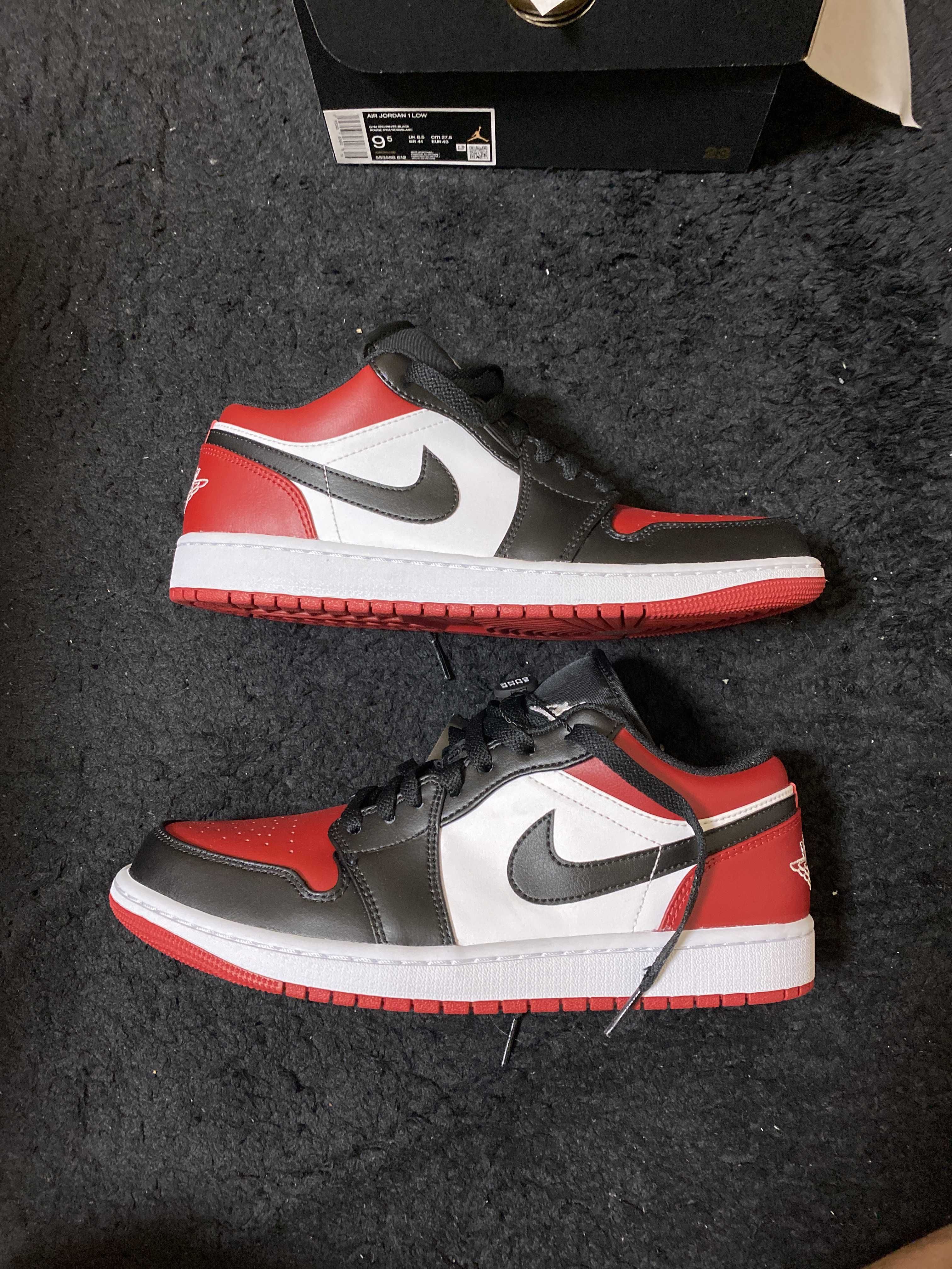 Nike Air Jordan 1 Low "Bred Toe"