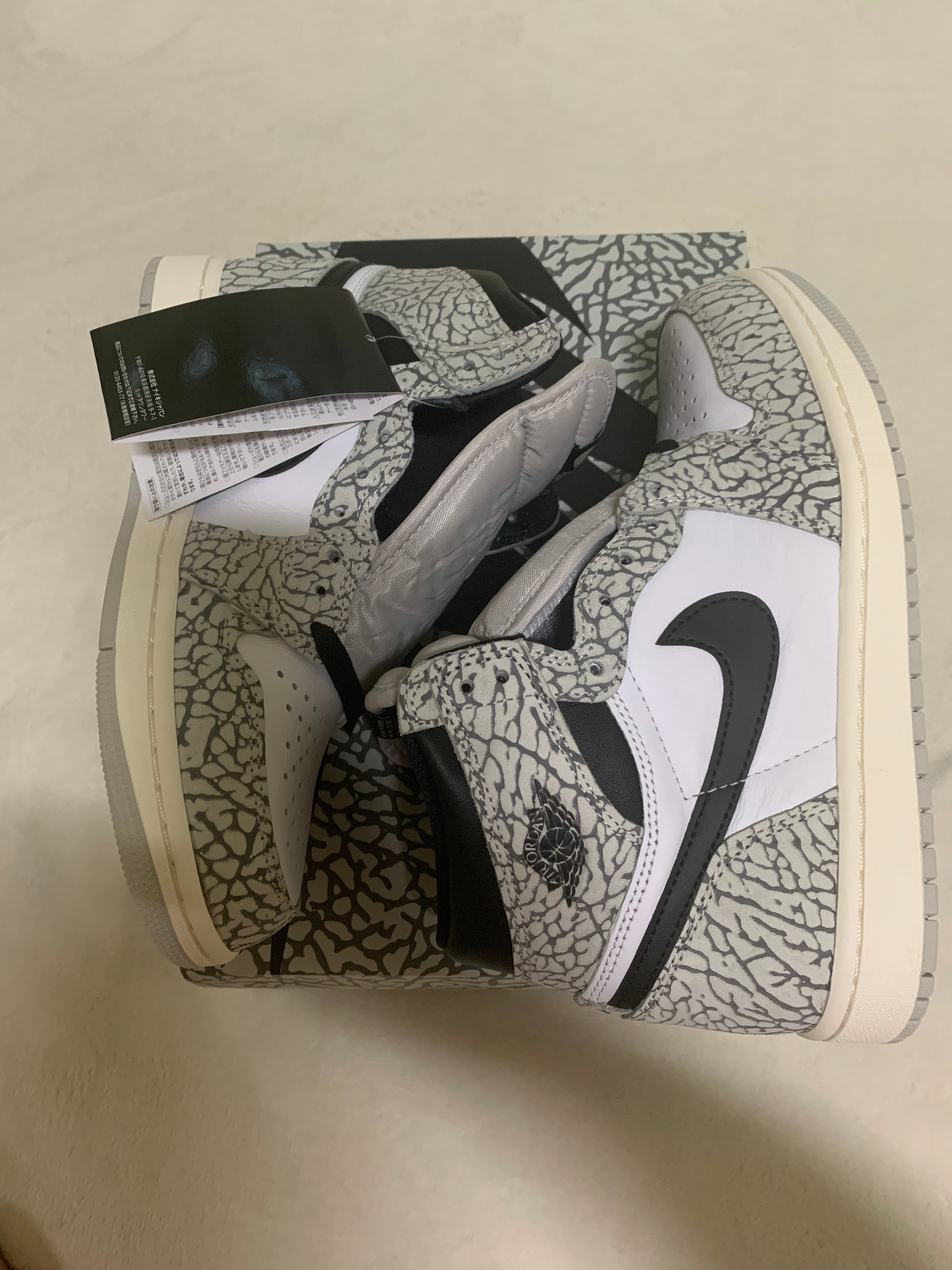 Nike Air Jordan 1 High OG "White Cement/Safari"
