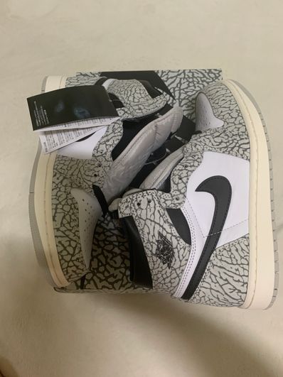 Nike Air Jordan 1 High OG "White Cement/Safari"