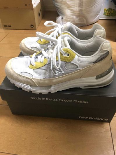 Paperboy × New Balance 992 "Fried Egg"