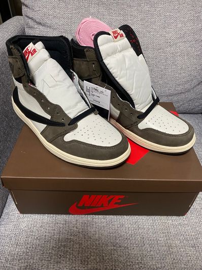 Travis Scott × Nike Air Jordan 1 Retro High OG TS SP "Sail/Dark Mocha"