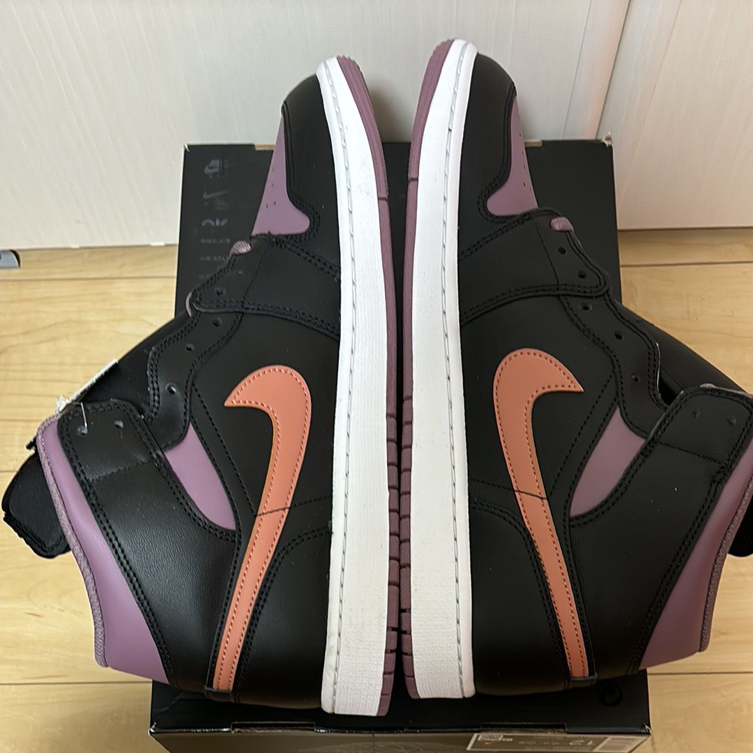 Nike Air Jordan 1 Mid SE "Black/Sky J Mauve/Sky J Orange"