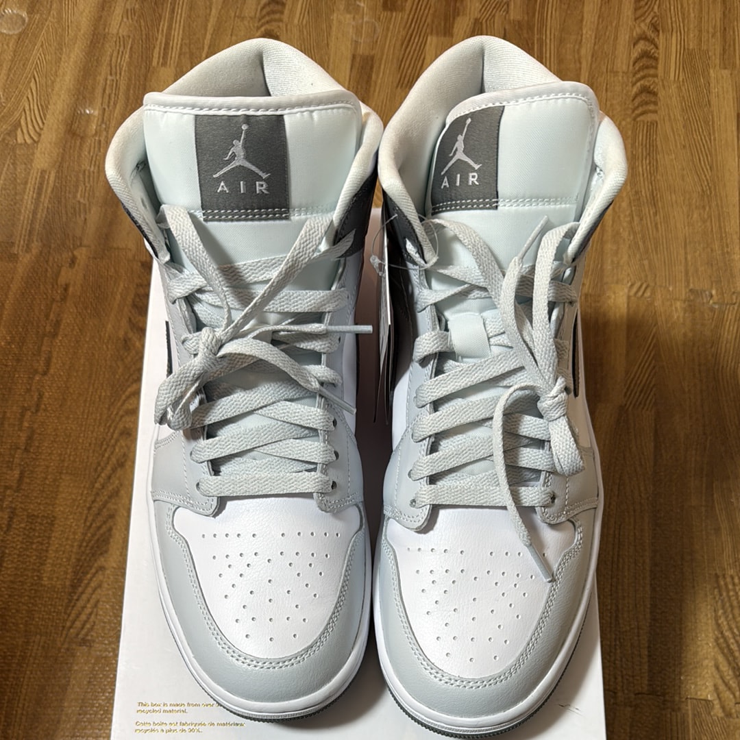 Nike Women's Air Jordan 1 Mid "White Smoke Grey"