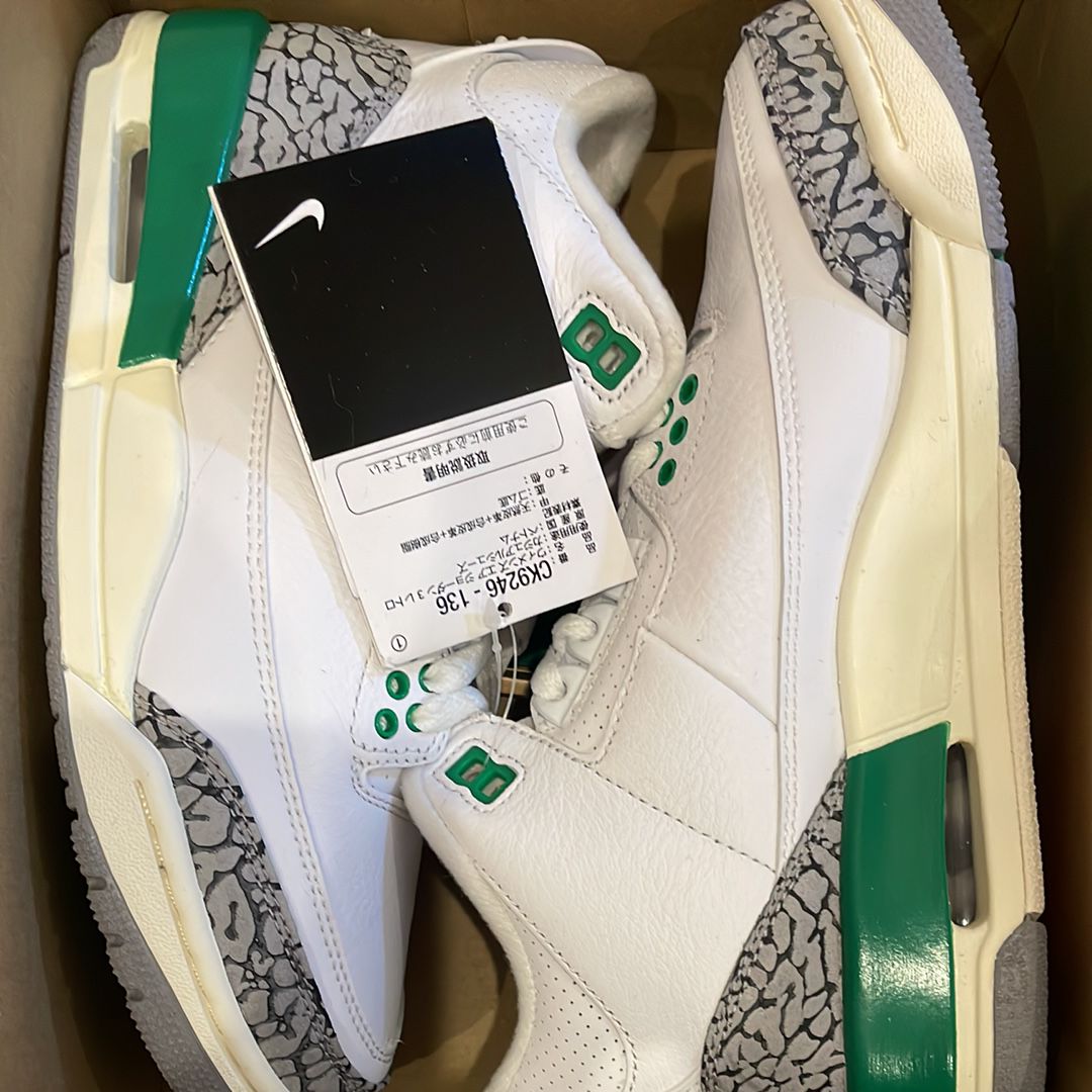 Nike Women's Air Jordan 3 Retro "Lucky Green"