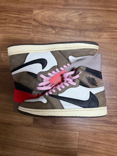 Travis Scott × Nike Air Jordan 1 Retro High OG TS SP "Sail/Dark Mocha"
