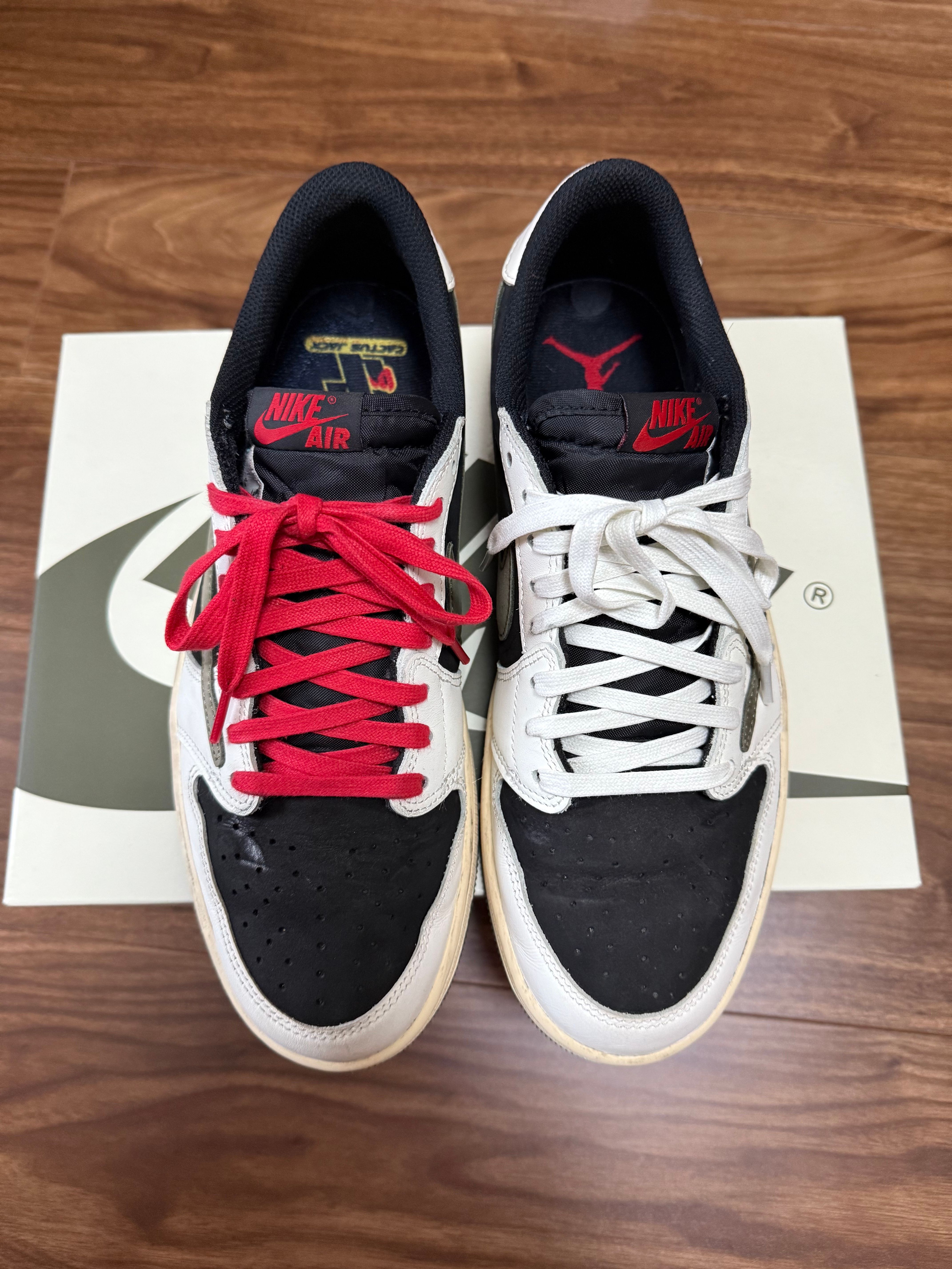 Travis Scott × Nike Women's Air Jordan 1 Low OG "Medium Olive"