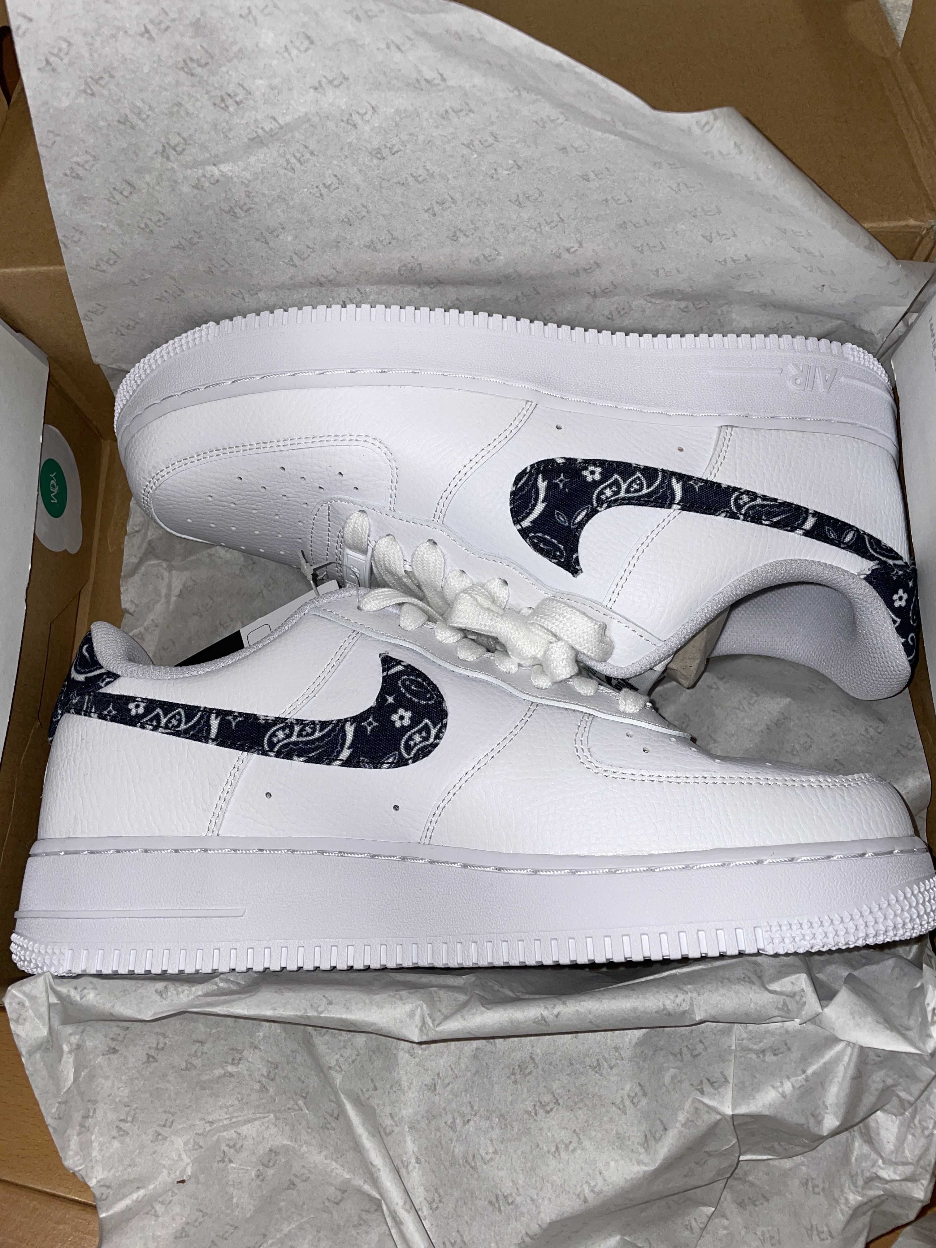 Nike Women's Air Force 1 Low '07 Essential "Black Paisley"