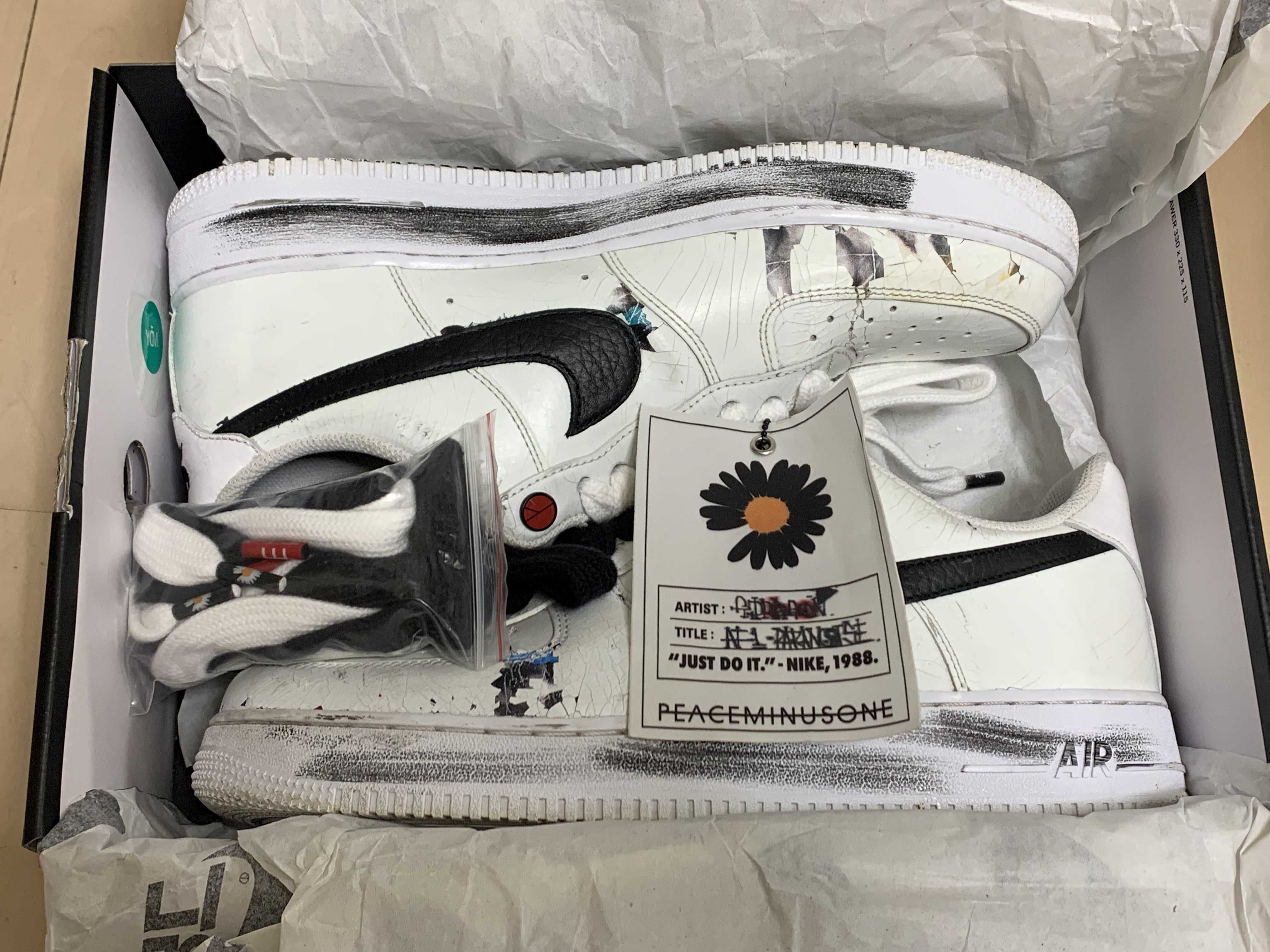 PEACEMINUSONE × Nike Air Force 1 Low "Para-noise/White/Black" / G-DRAGON