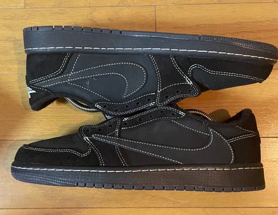 Travis Scott × Nike Air Jordan 1 Low OG SP "Black Phantom"