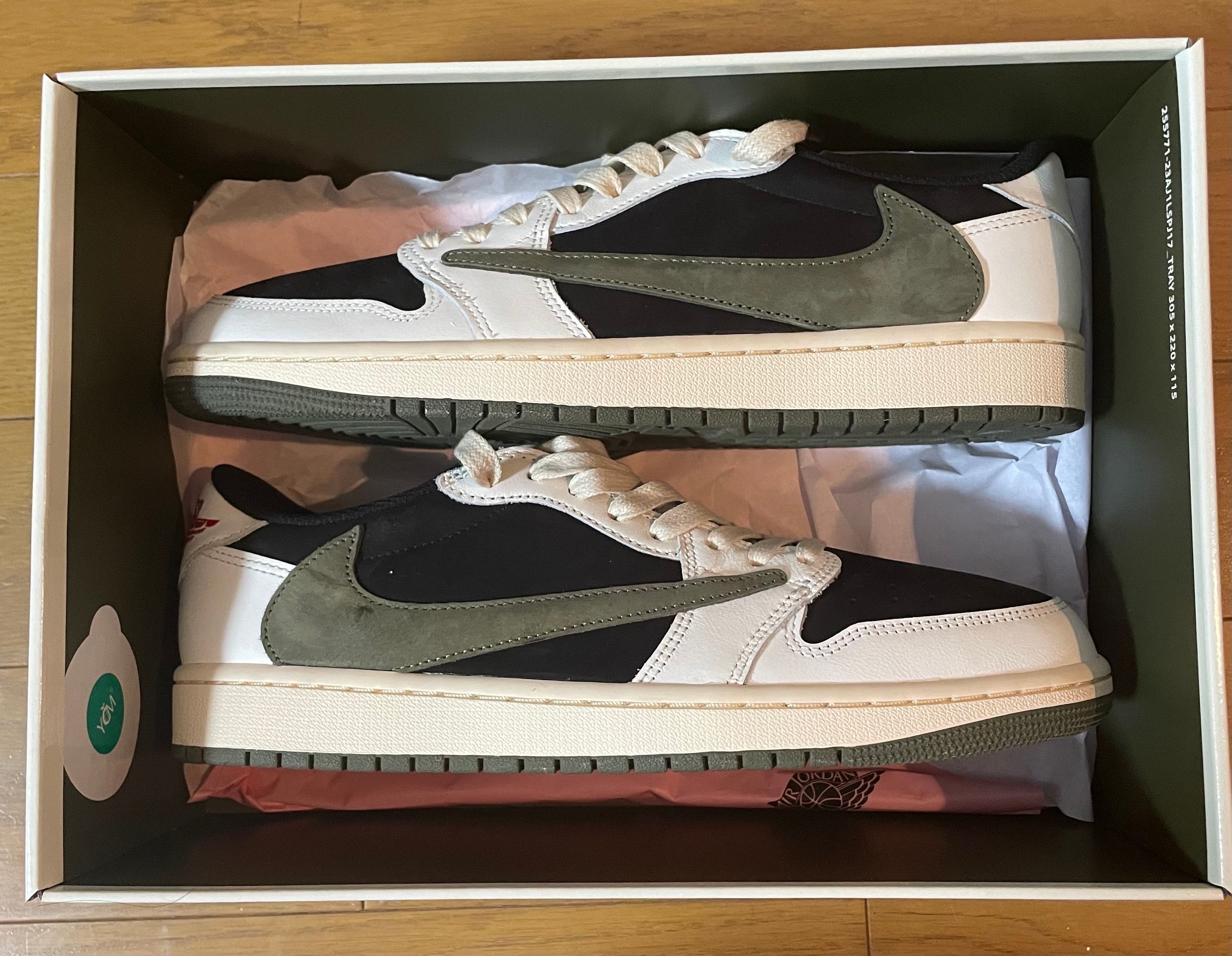 Travis Scott × Nike Women's Air Jordan 1 Low OG "Medium Olive"