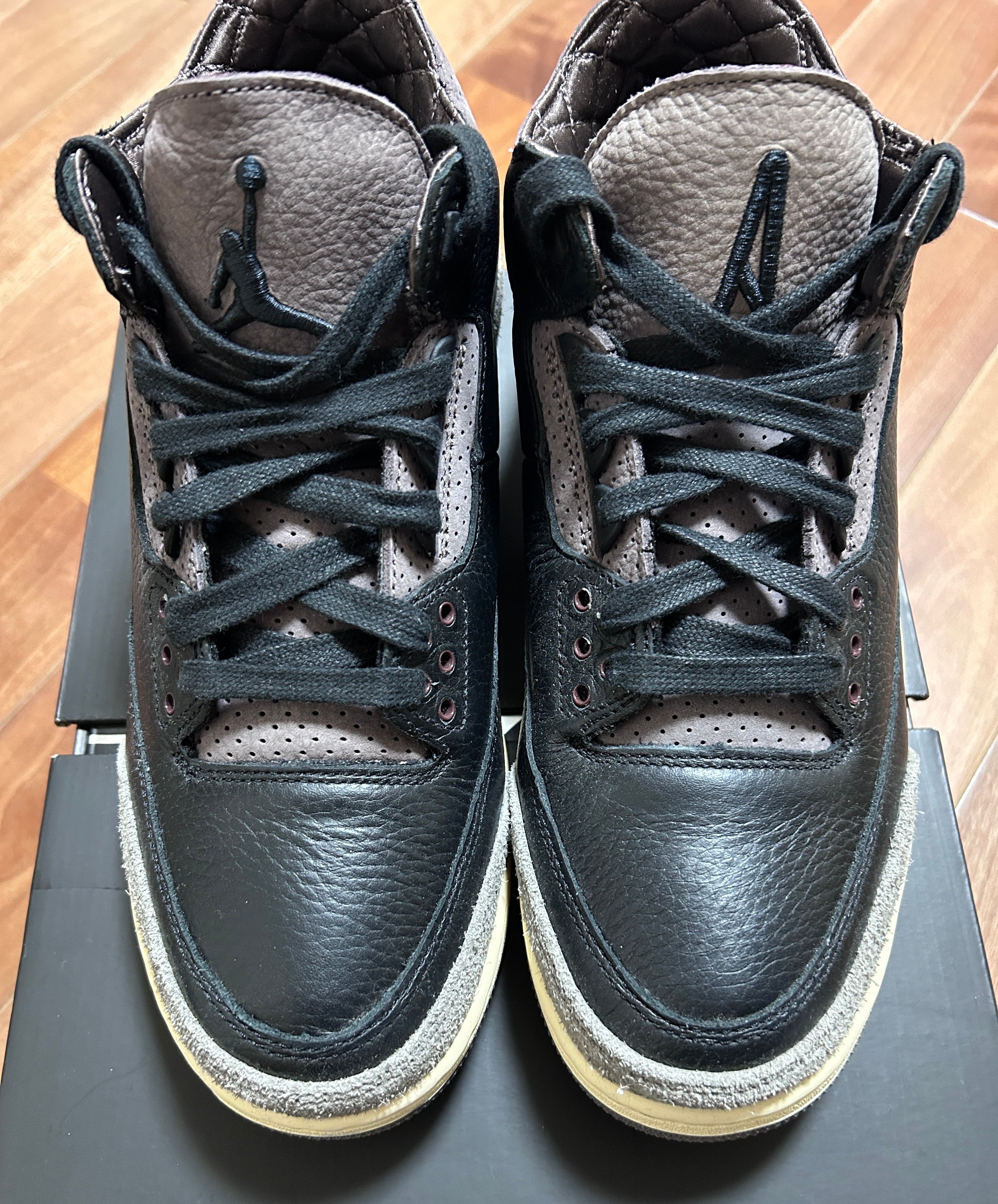 A Ma Maniere × Nike Women's Air Jordan 3 Retro OG SP "Black and Flat Pewter/WYWS"