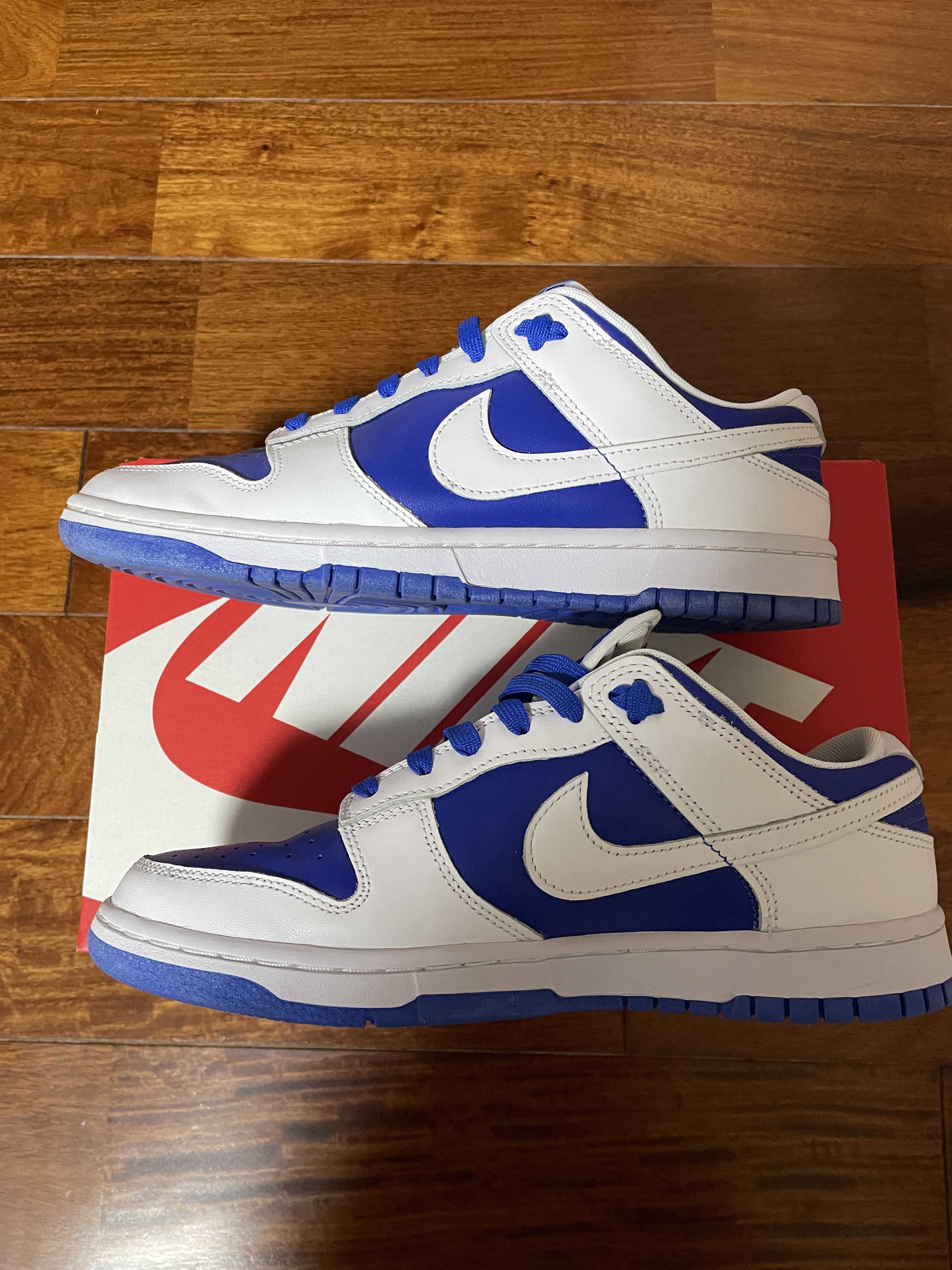 Nike Dunk Low Retro "Racer Blue and White"