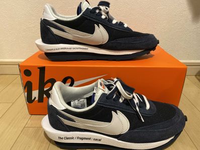 Fragment × sacai × Nike LD Waffle "Blackended Blue"