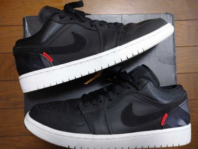 NIKE × PARIS SAINT GERMAIN AIR JORDAN 1 LOW PSG "BLACK"