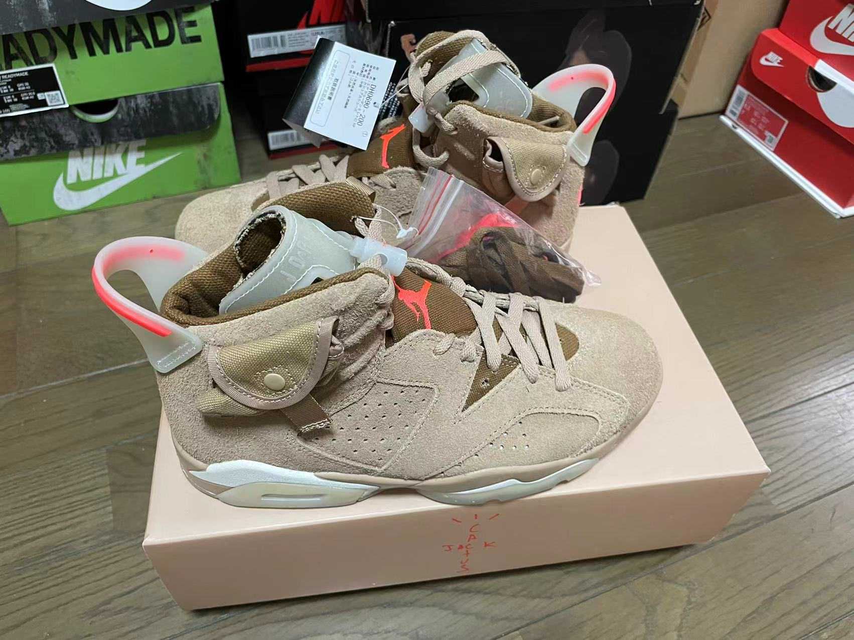 Travis Scott × Nike Air Jordan 6 "British Khaki"