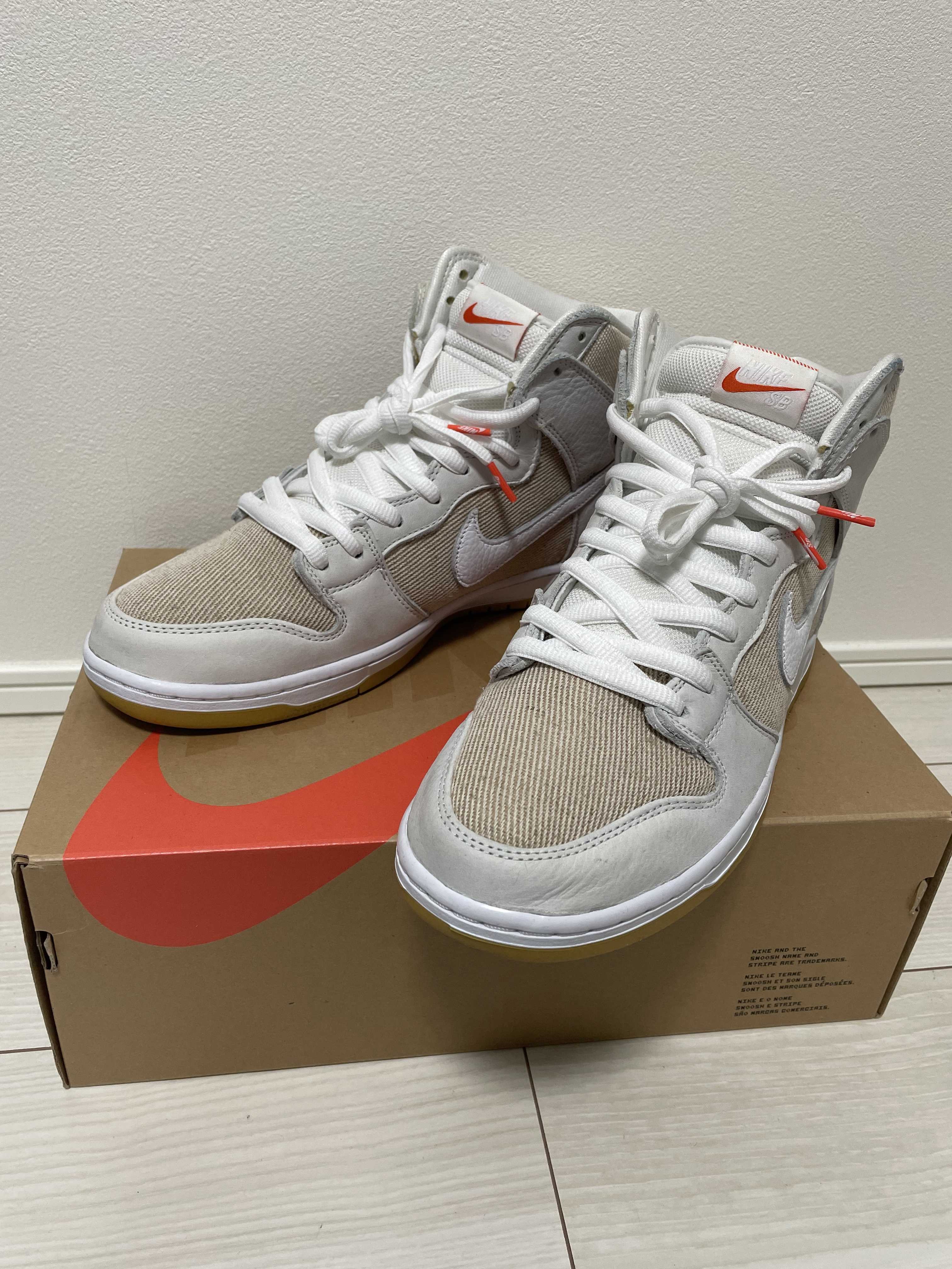 Nike SB Dunk High Pro ISO "Orange Label Unbleached Natural"