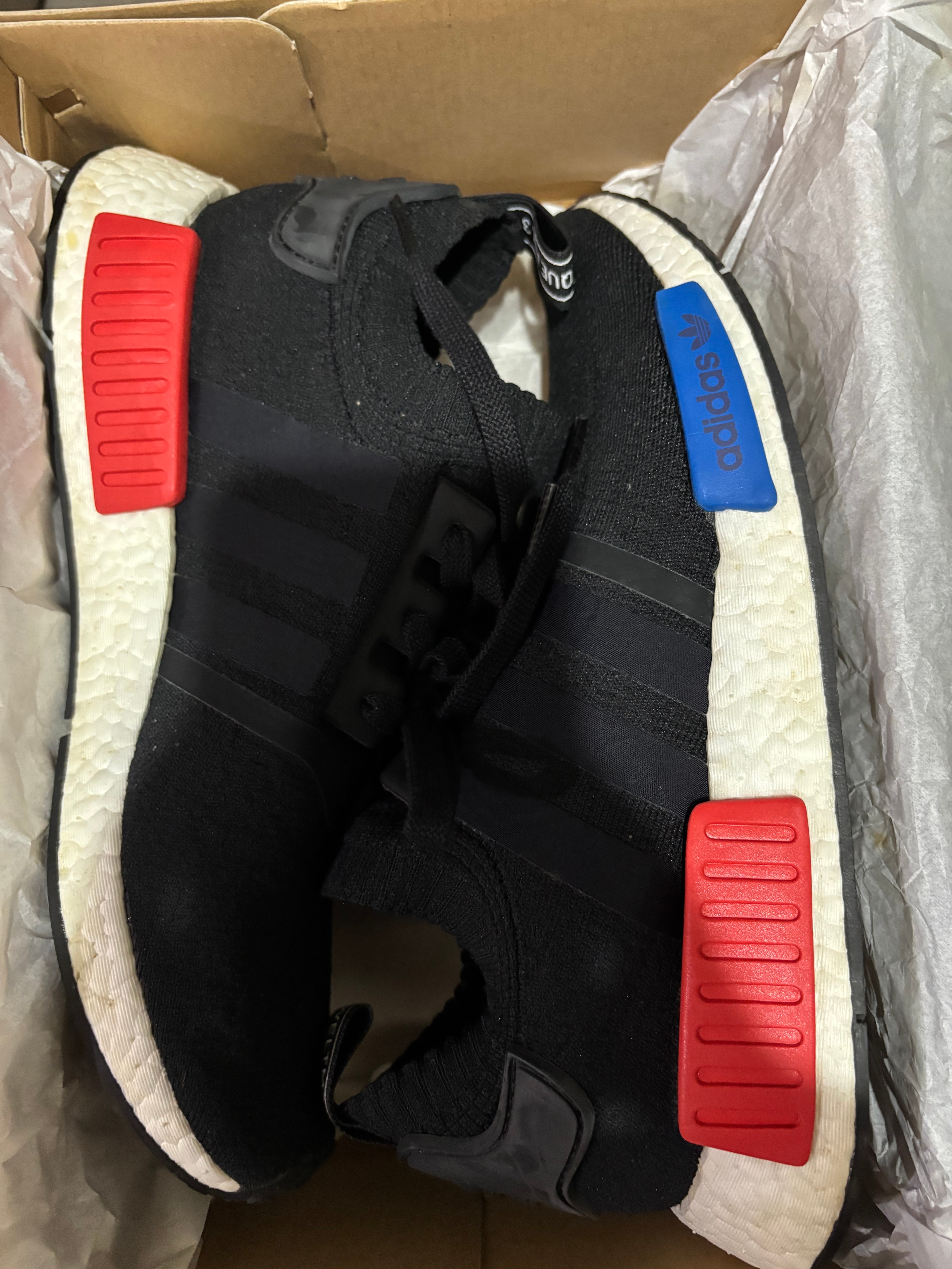 adidas NMD R1 Primeknit "Core Black Lush Red" (2015/2017)