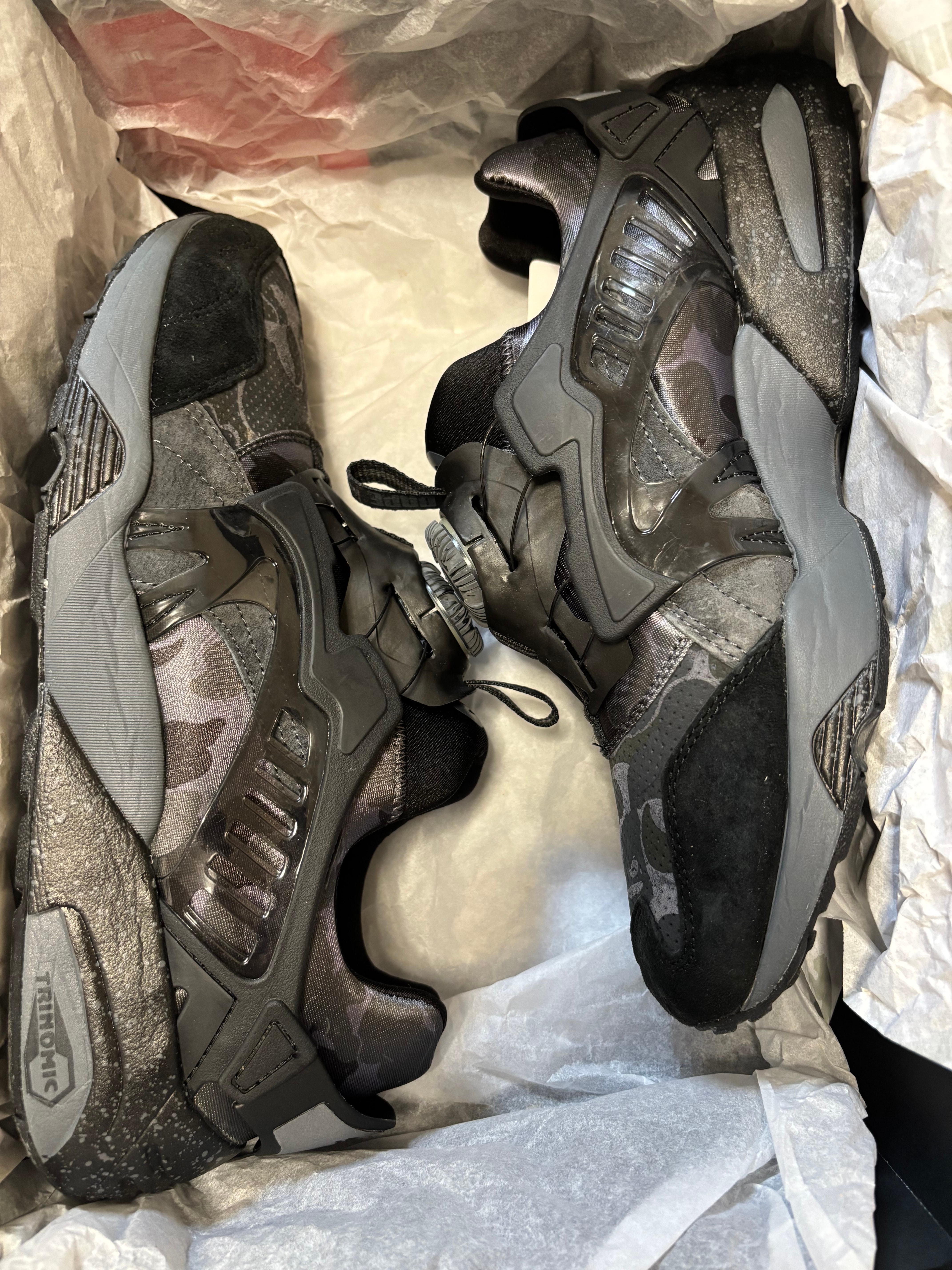 A BATHING APE®︎× Puma Disc Blaze "Black"