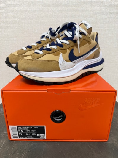 Sacai × Nike Vapor Waffle "Sesame And Blue Void"