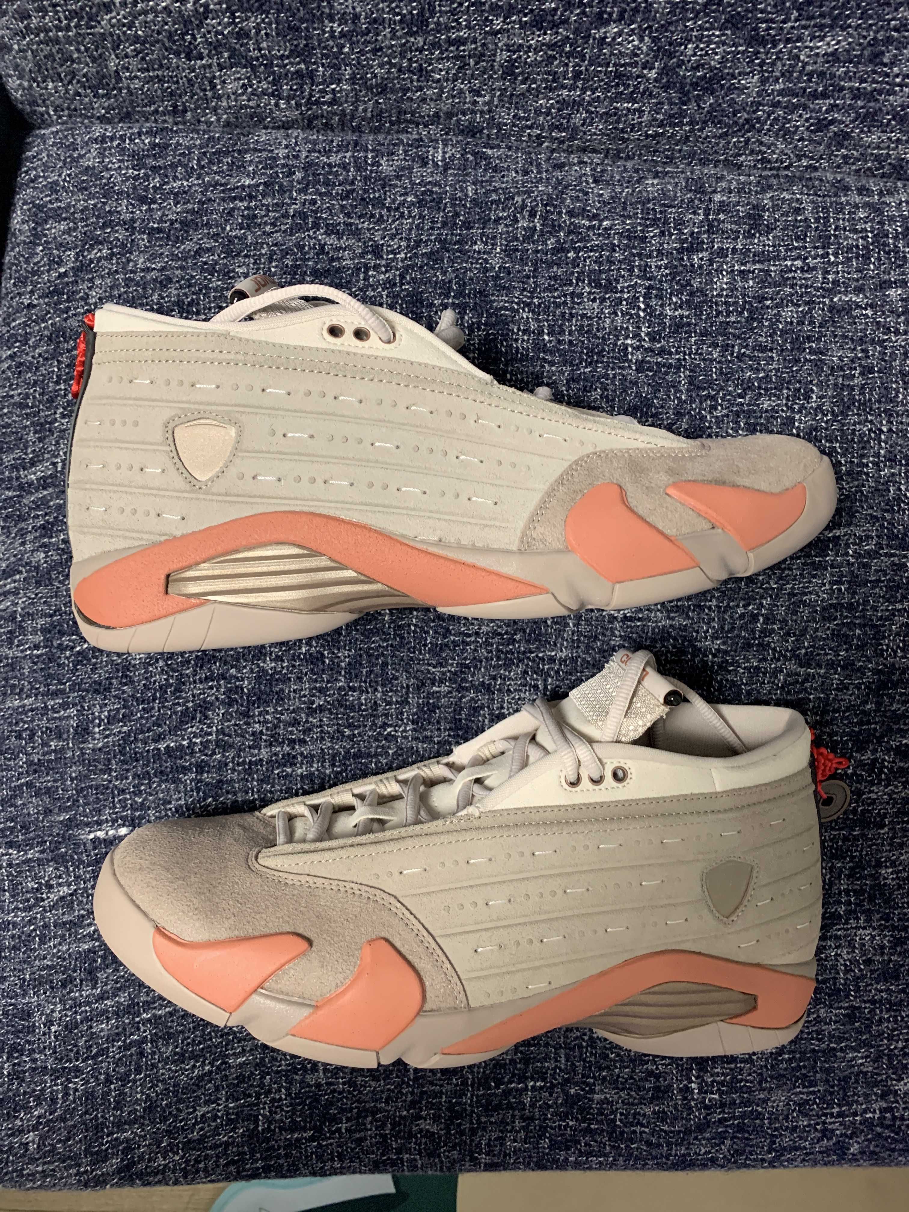 Clot × Nike Air Jordan 14 Low "Brown"