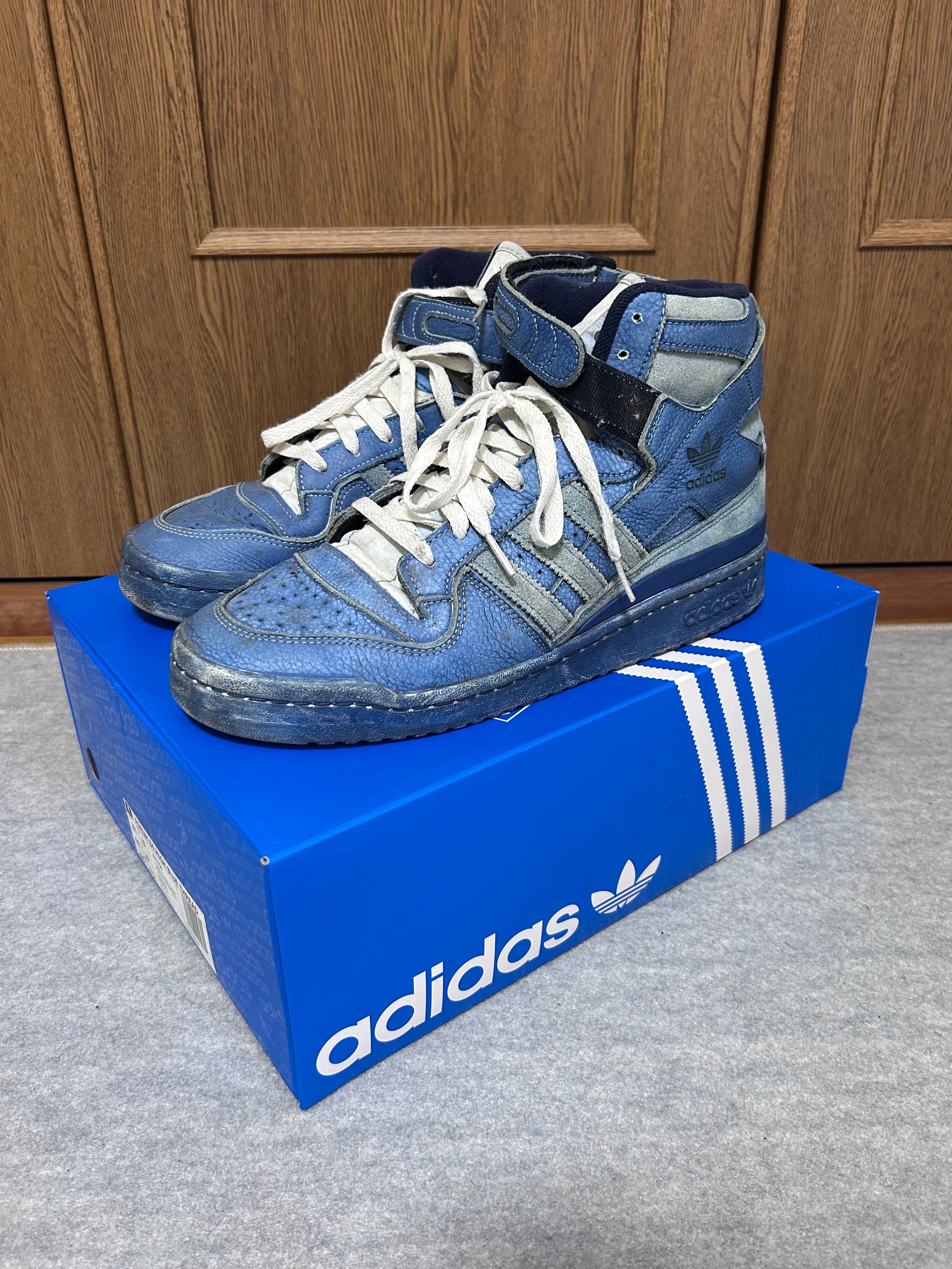 アディダス　フォーラム84 ハイ インディゴ adidas originals Forum 84 High Blue Thread 