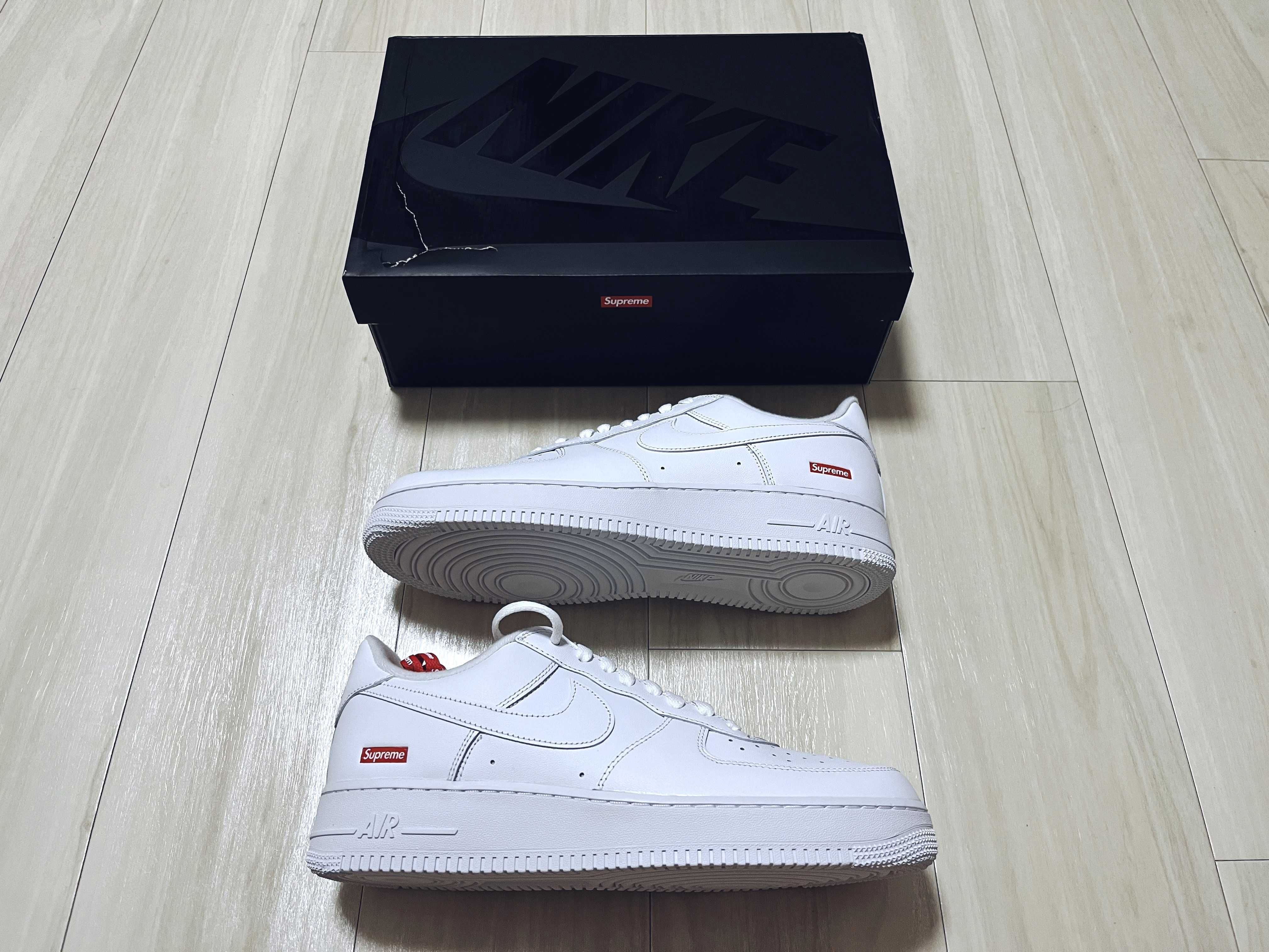 Supreme × Nike Air Force 1 Low "White"