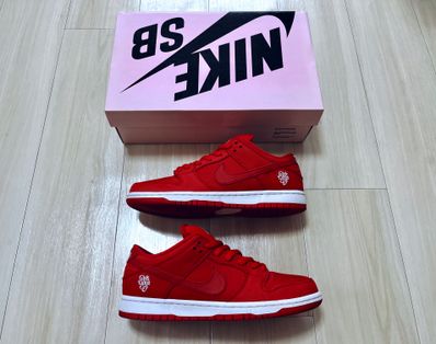 Girls Don't Cry × Nike SB Dunk Low Pro QS "Red" / VERDY