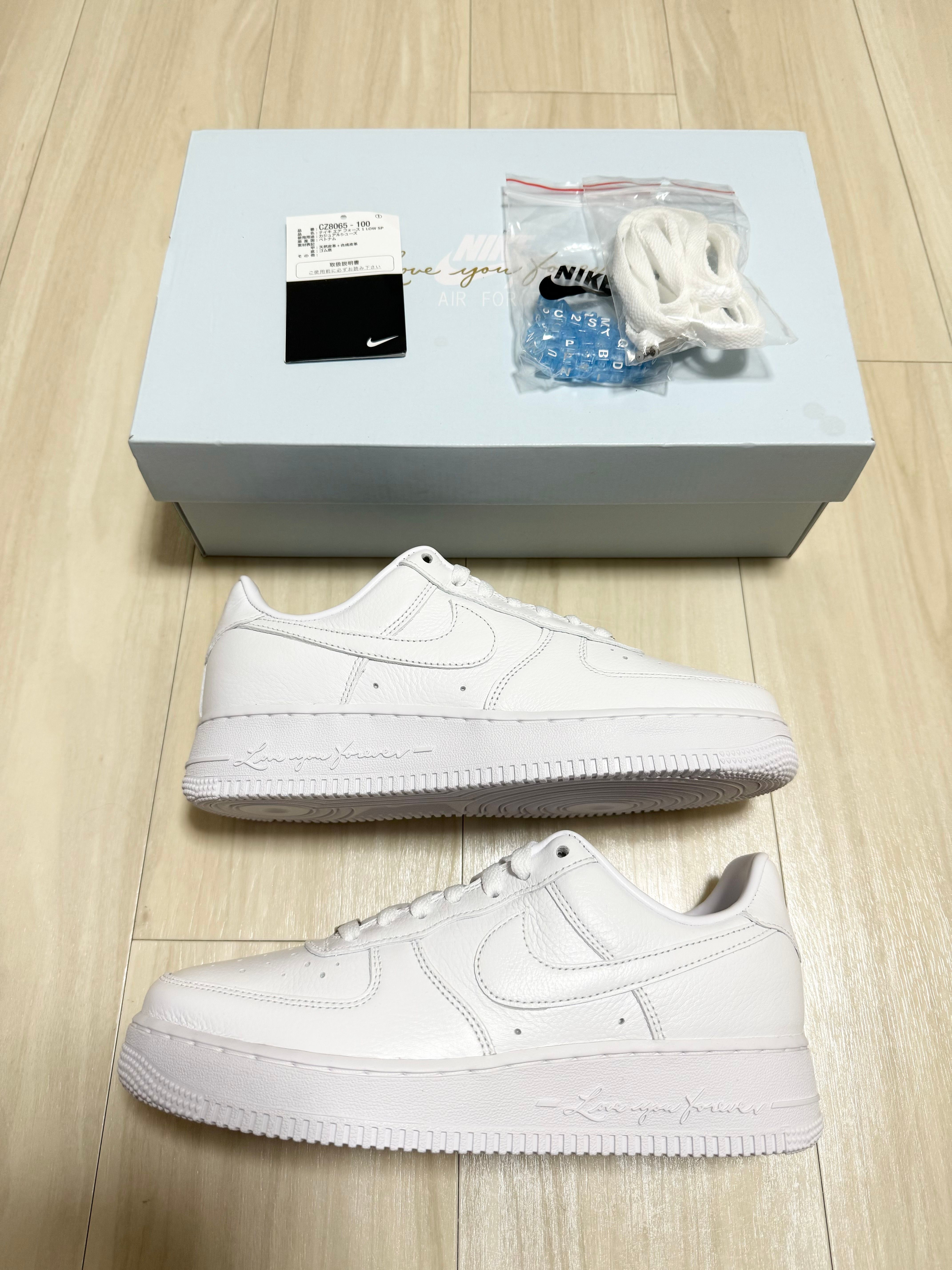 Drake NOCTA × Nike Air Force 1 Low "Love You Forver/White"