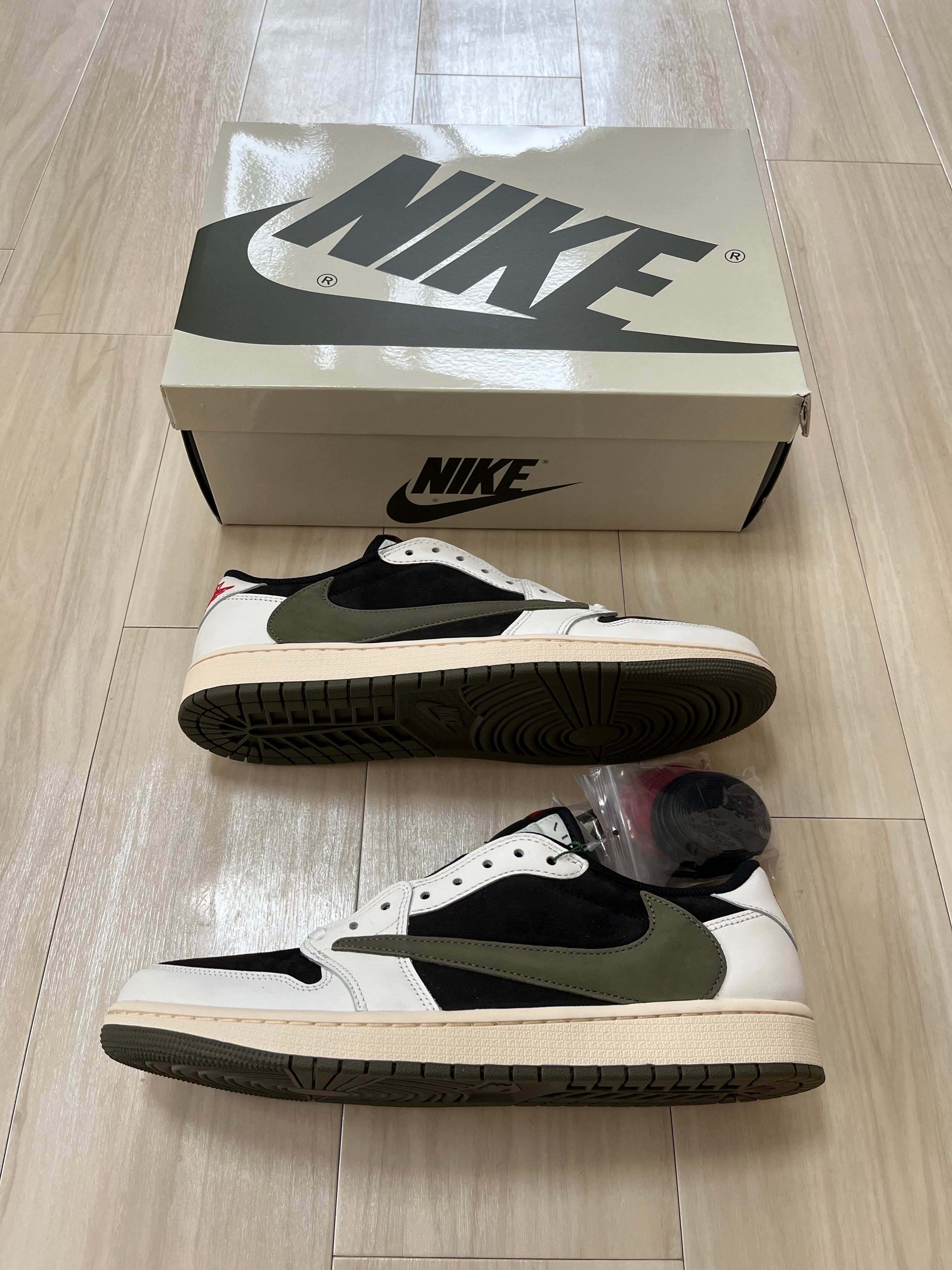 Travis Scott × Nike Women's Air Jordan 1 Low OG "Medium Olive"