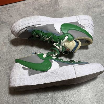 sacai × Nike Blazer Low "Classic Green"
