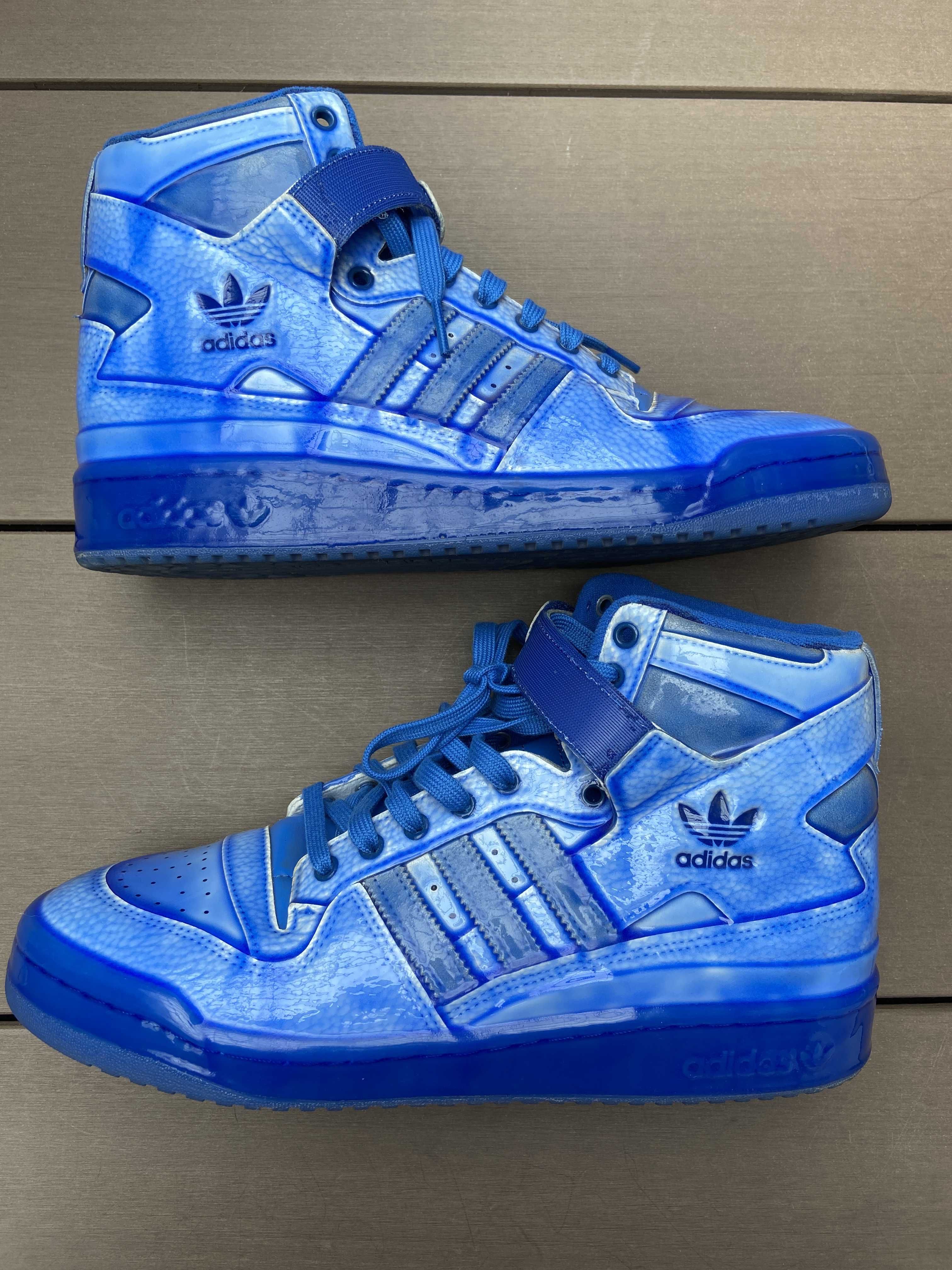 Jeremy Scott adidas forum dipped "Blue"