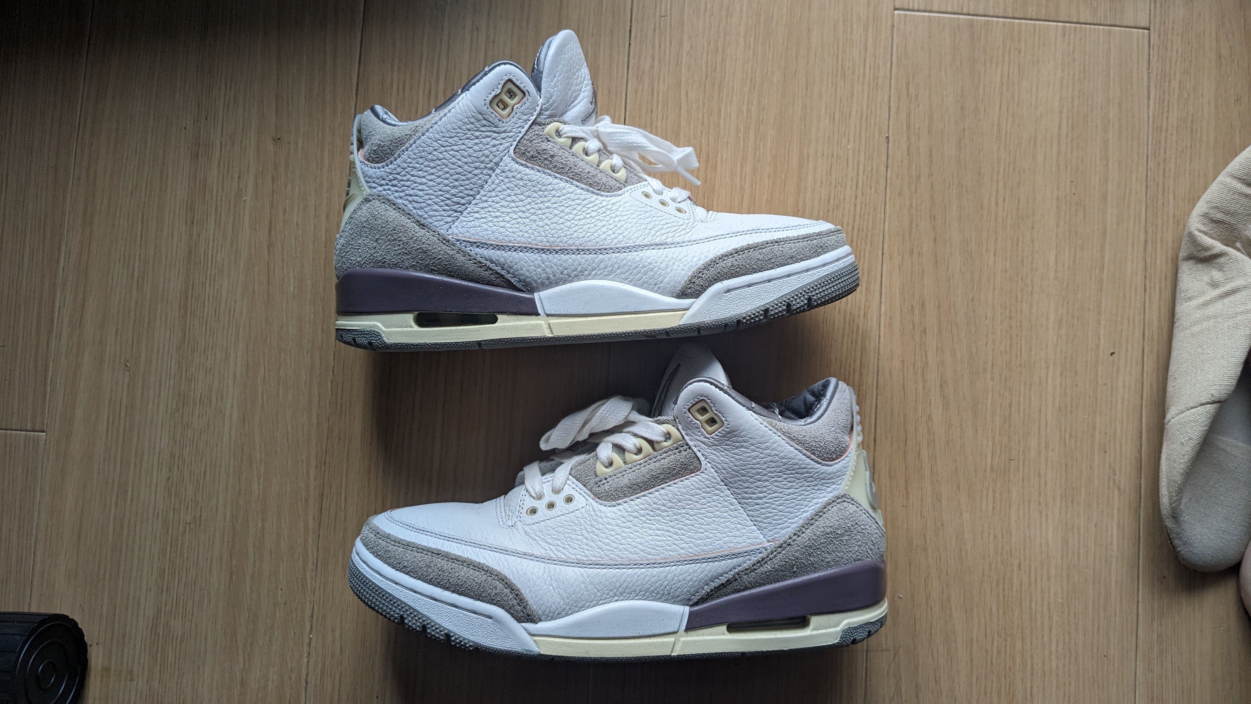 A Ma Maniere × Nike Women's Air Jordan 3 Retro SP "White/Medium Grey Violet Ore"