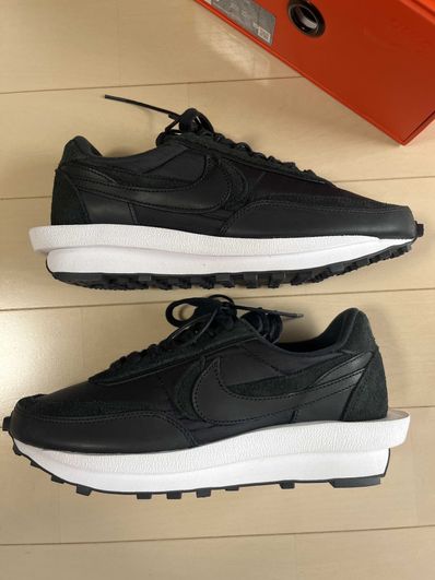 sacai × Nike LDV Waffle "Triple Black"