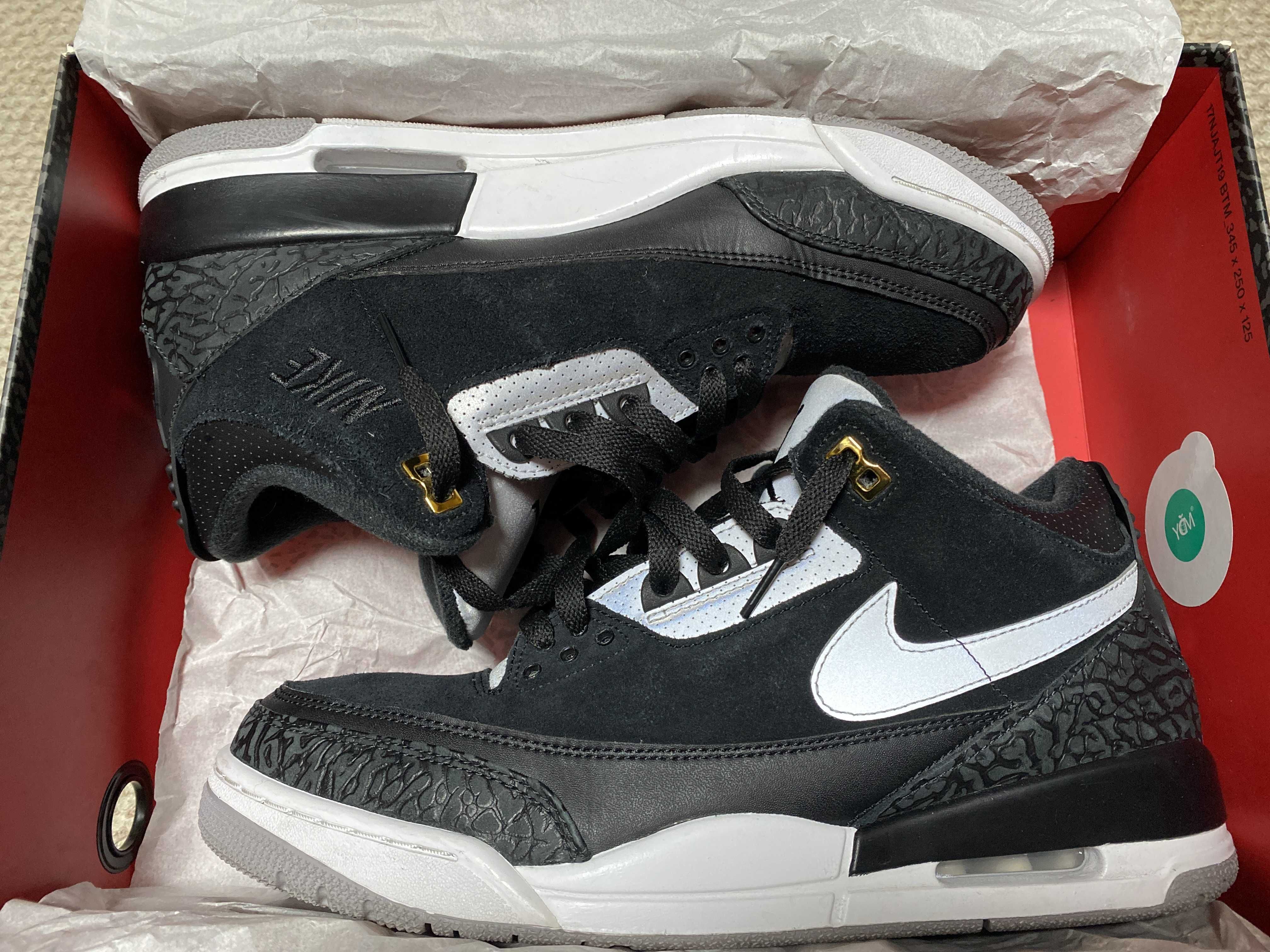 Nike Air Jordan 3 Retro Tinker "Black/Cement Grey"