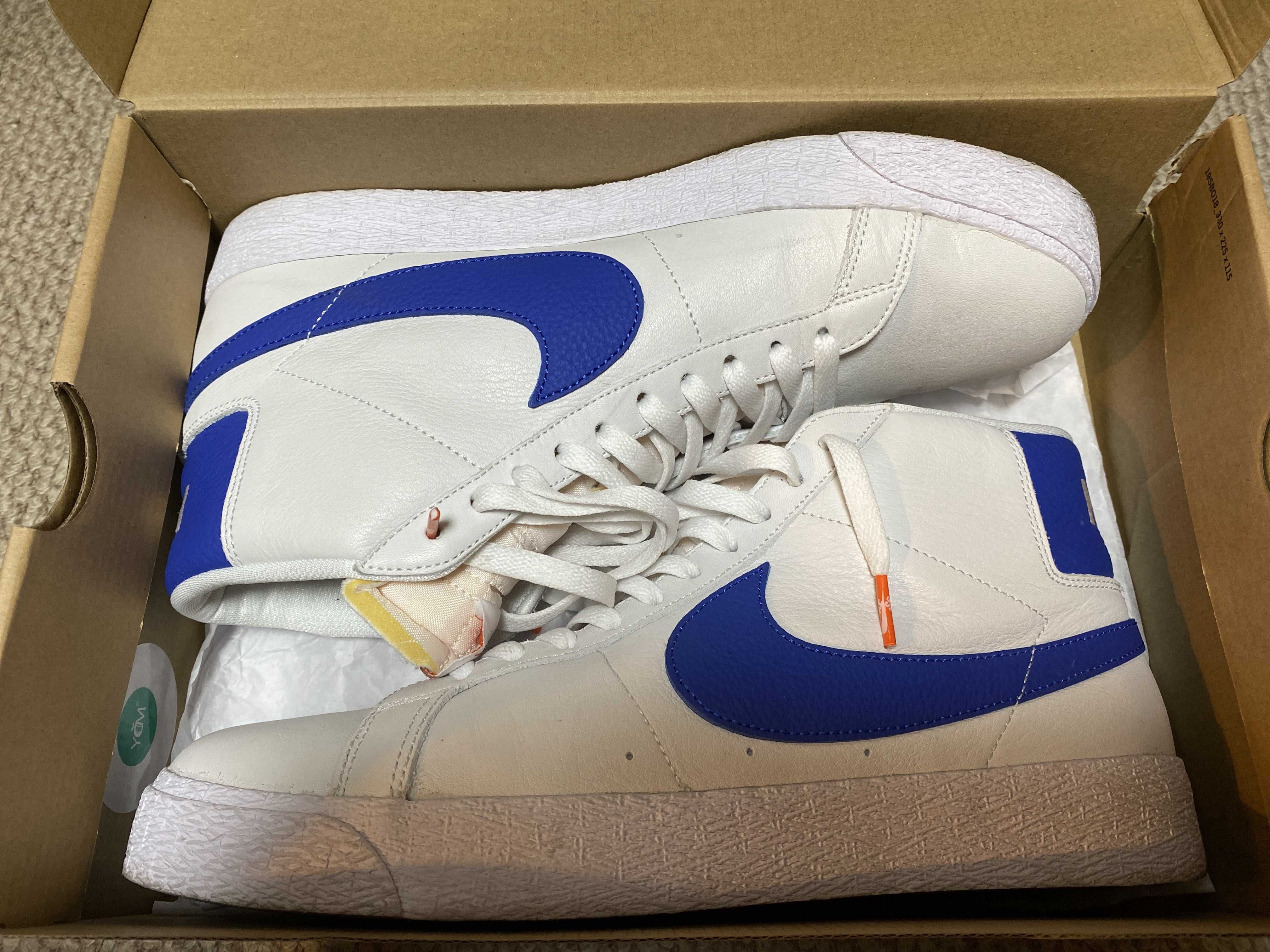 Nike SB Orange Label Zoom Blazer Mid ISO "White/Varsity Royal"