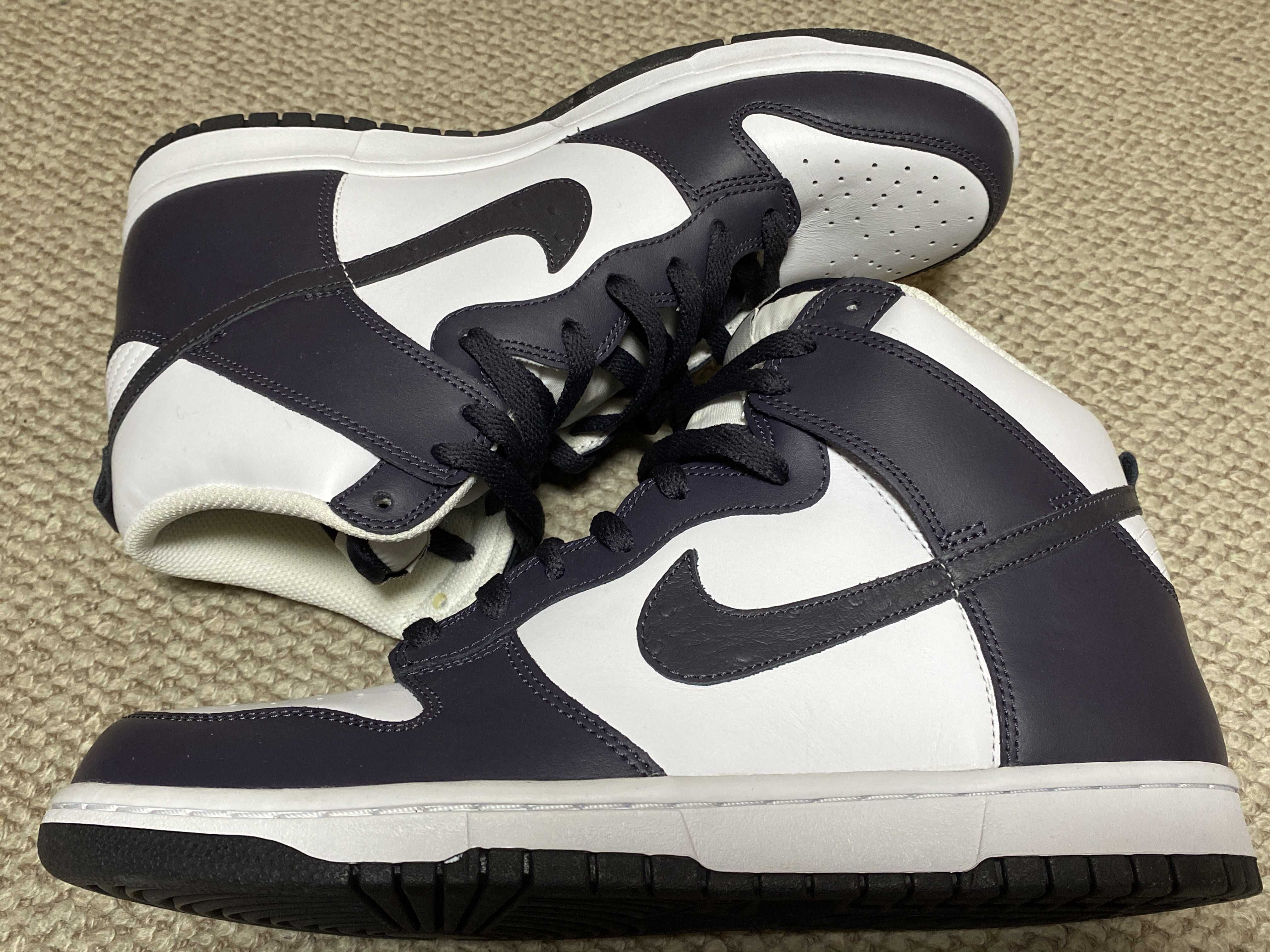 Nike Dunk High "White/Gridiron" (2001)