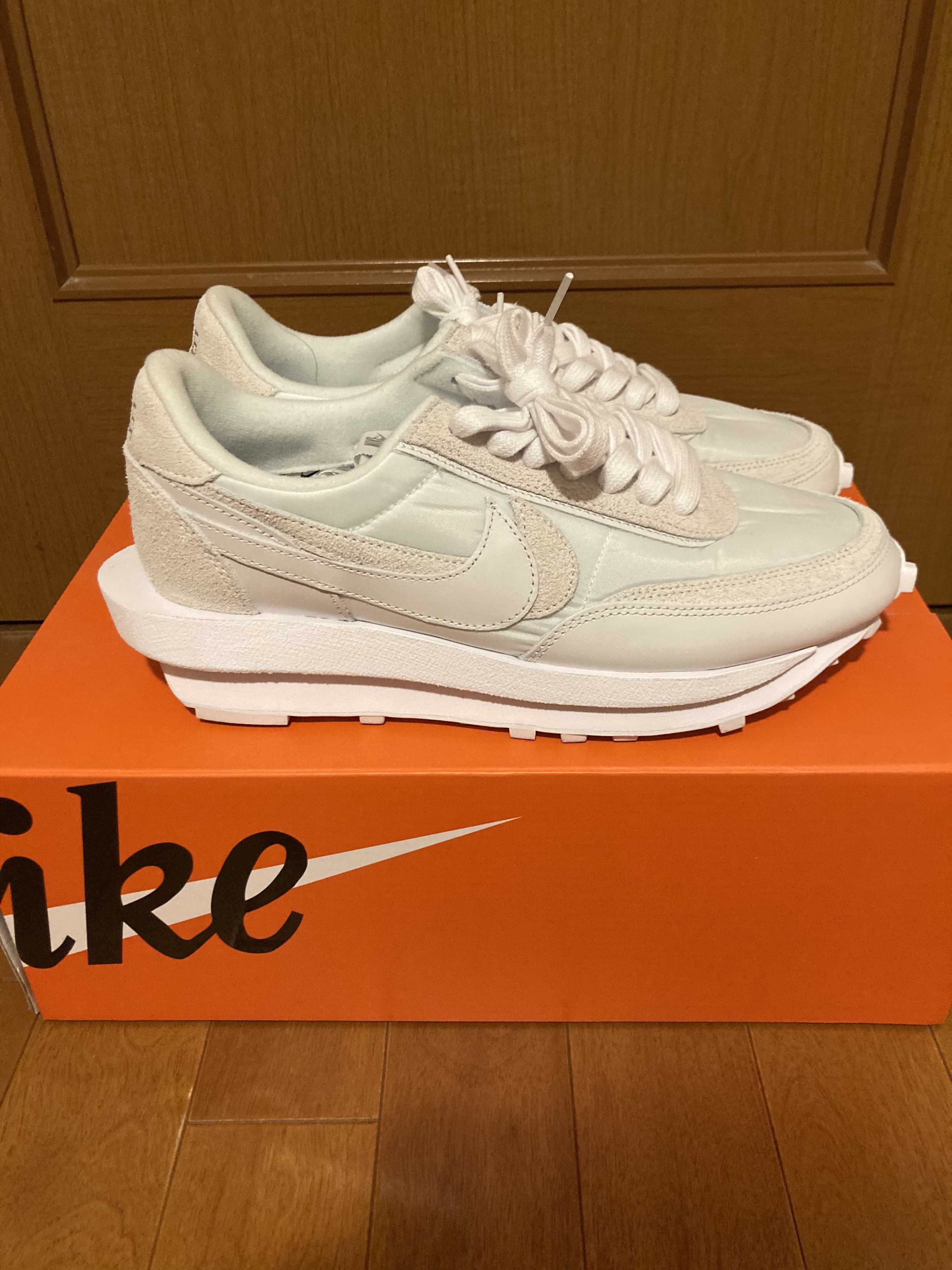 sacai × Nike LDV Waffle "Triple White"