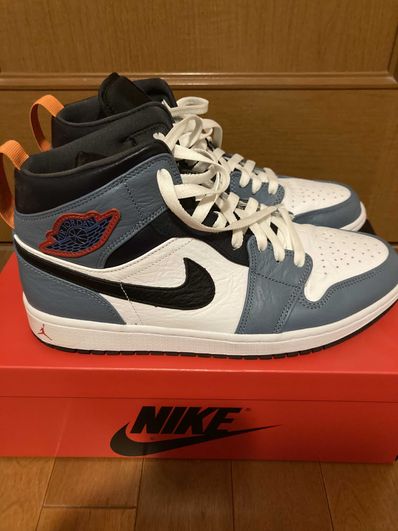 FACETASM × Nike Air Jordan 1 Mid "White/Navy"