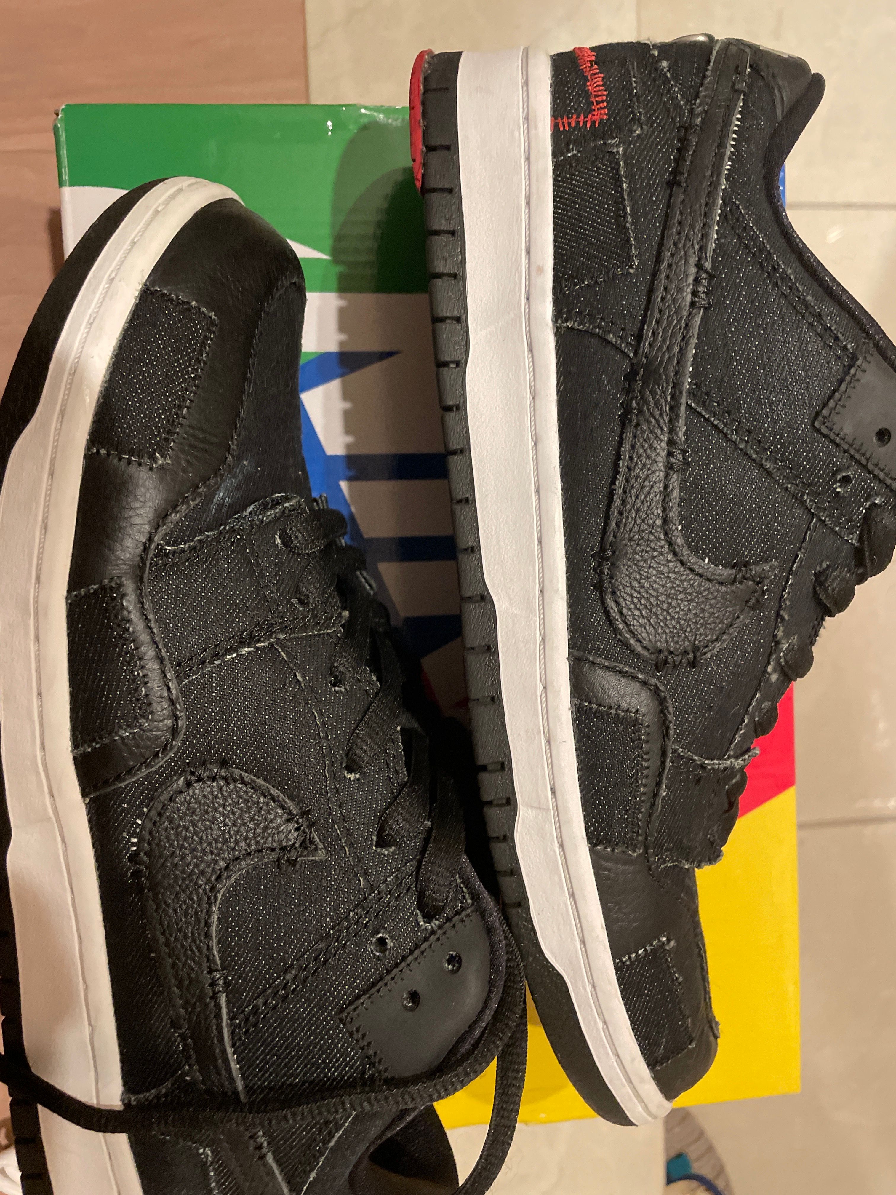 Wasted Youth × Nike SB Dunk Low "Black Denim" / VERDY